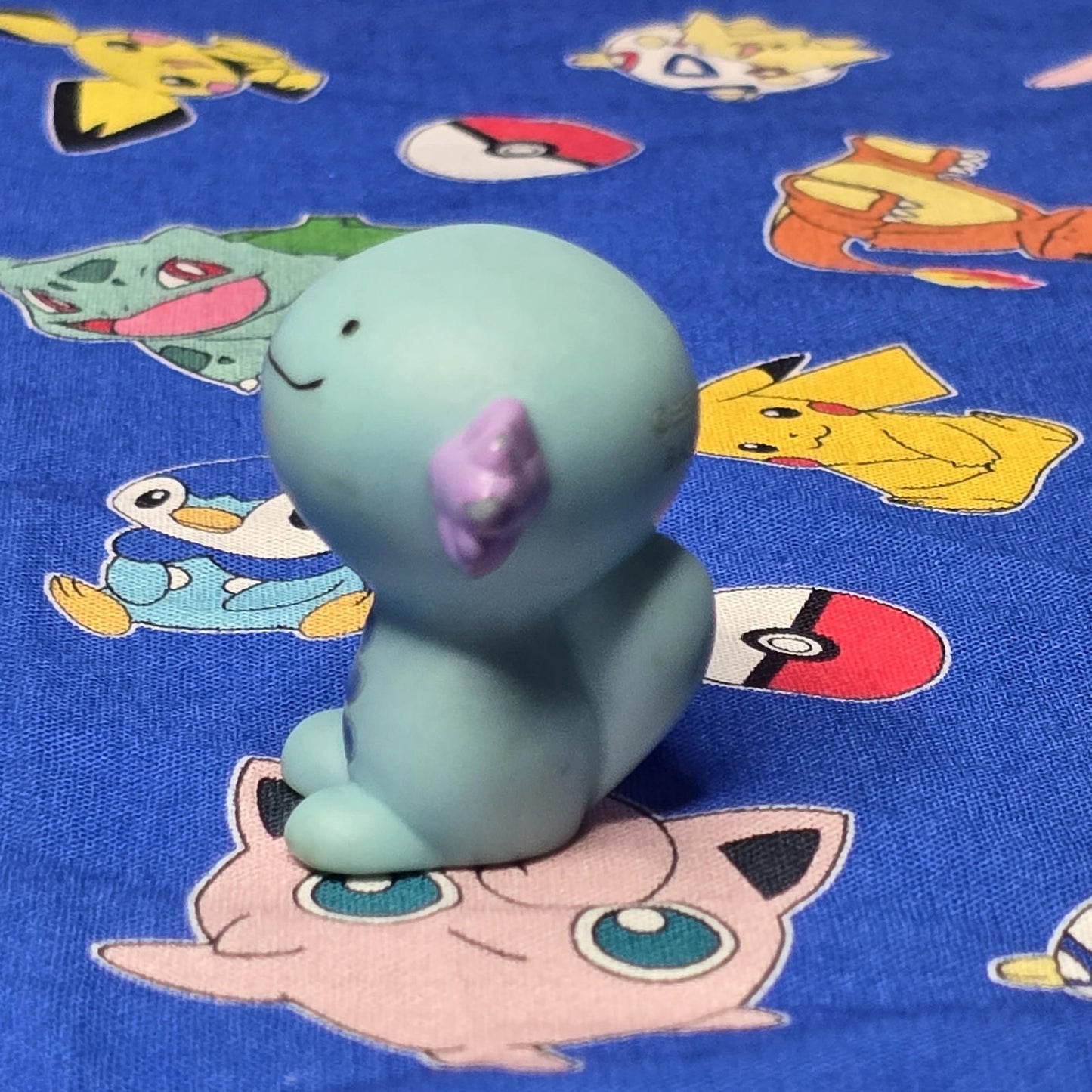 Pokemon Wooper Figure Finger Puppet 2000 Nintendo Bandai PVC Vintage Japan USA