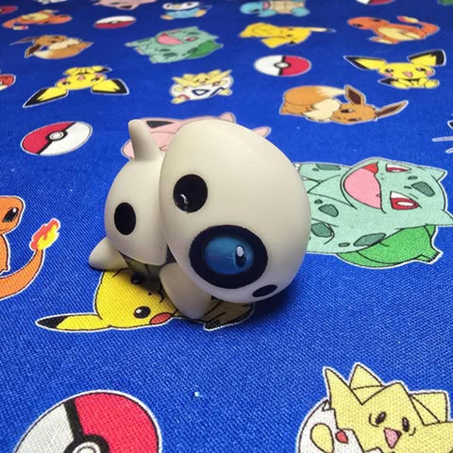 Pokemon Aron Figure Finger Puppet 2004 All Nintendo Bandai PVC Japan Vintage USA