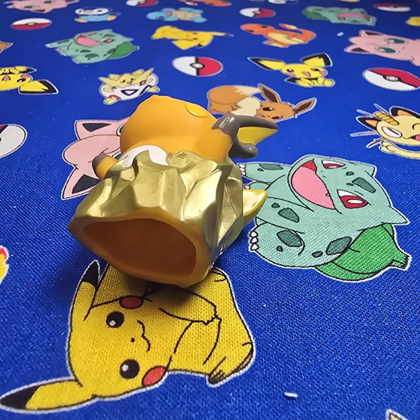 Pokemon Raichu Figure Finger Puppet 2008 Nintendo Bandai PVC Japan USA Seller