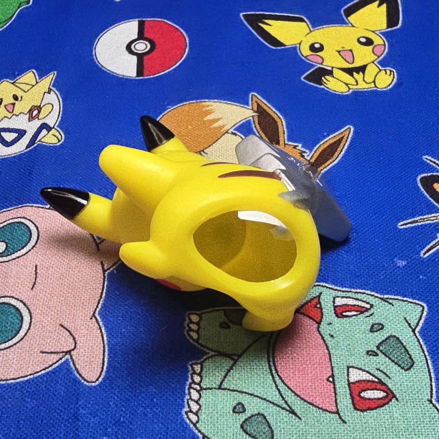 Pokemon Pikachu Figure Finger Puppet 2013 Nintendo Bandai PVC Japan USA Seller