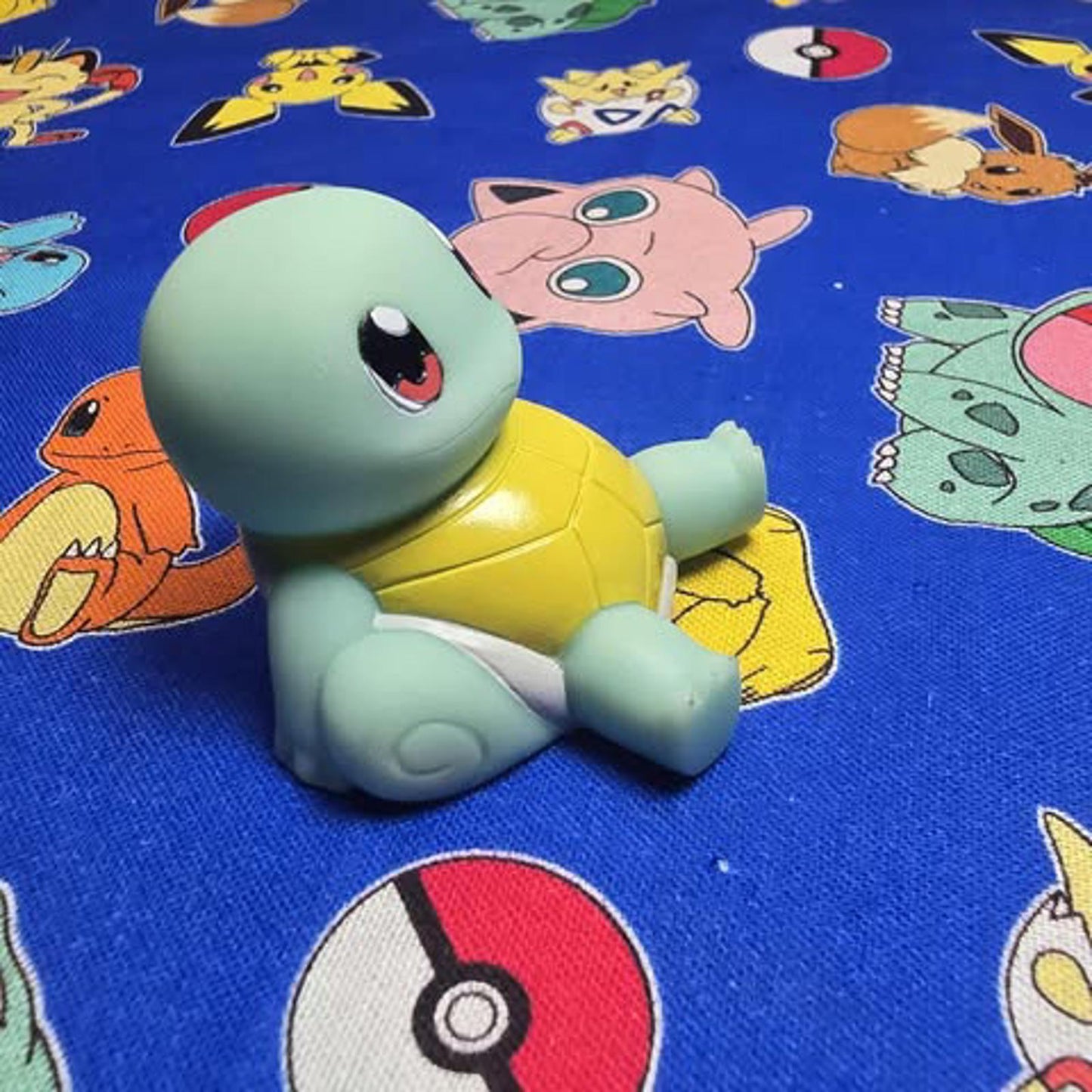 Pokemon Squirtle Figure Finger Puppet 2005 Nintendo Bandai Vintage Japan USA