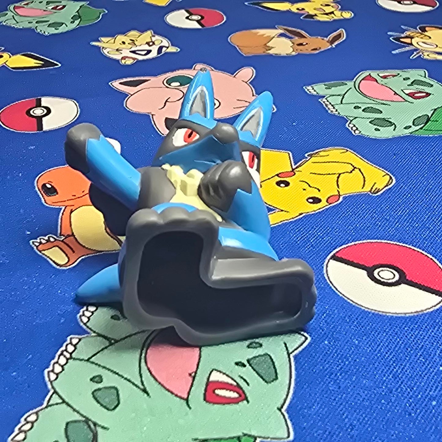 Pokemon Lucario Figure Finger Puppet 2006 Nintendo Bandai PVC Japan USA Seller 2