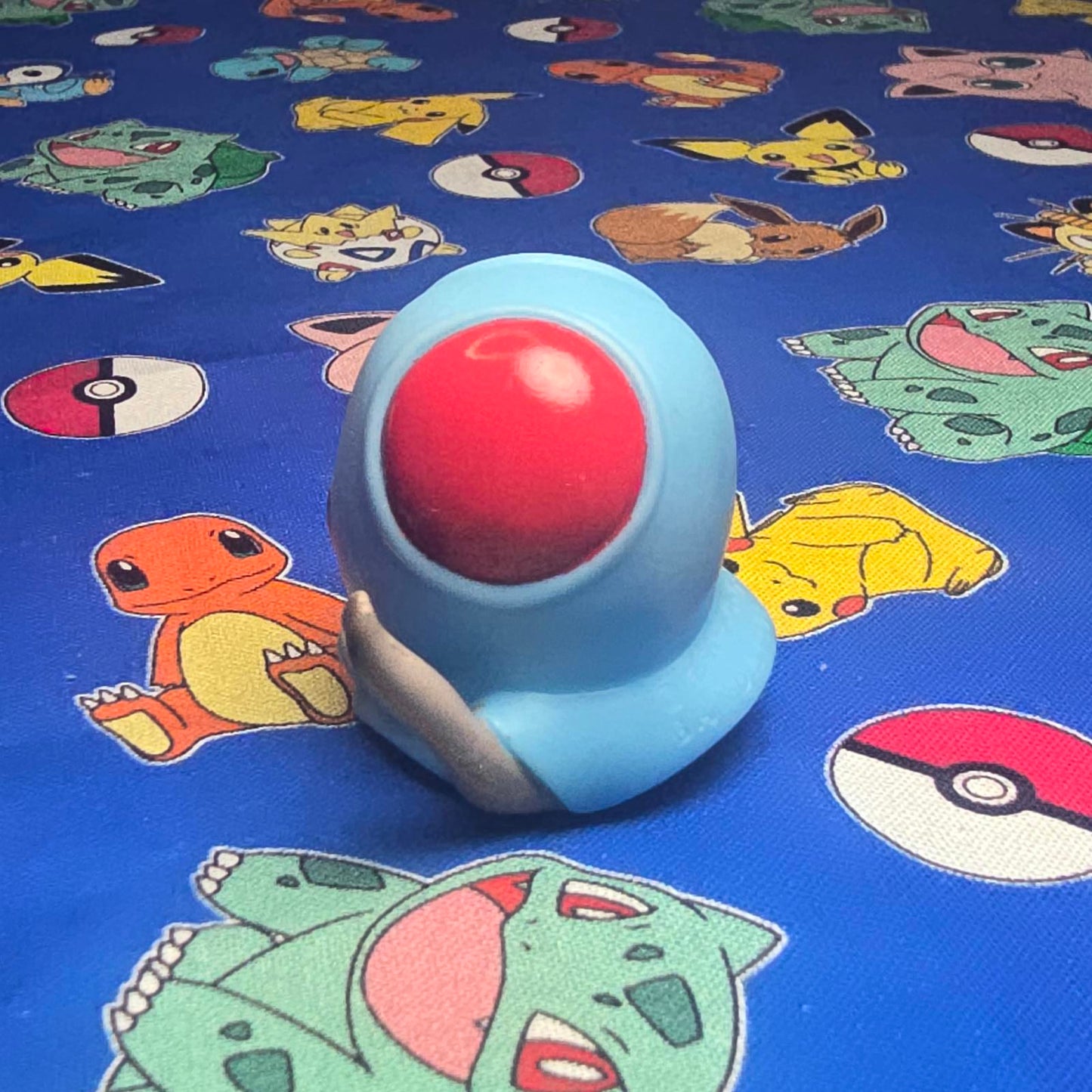Pokemon Tentacool Figure Finger Puppet 1998 Nintendo Bandai PVC Vintage Japan US