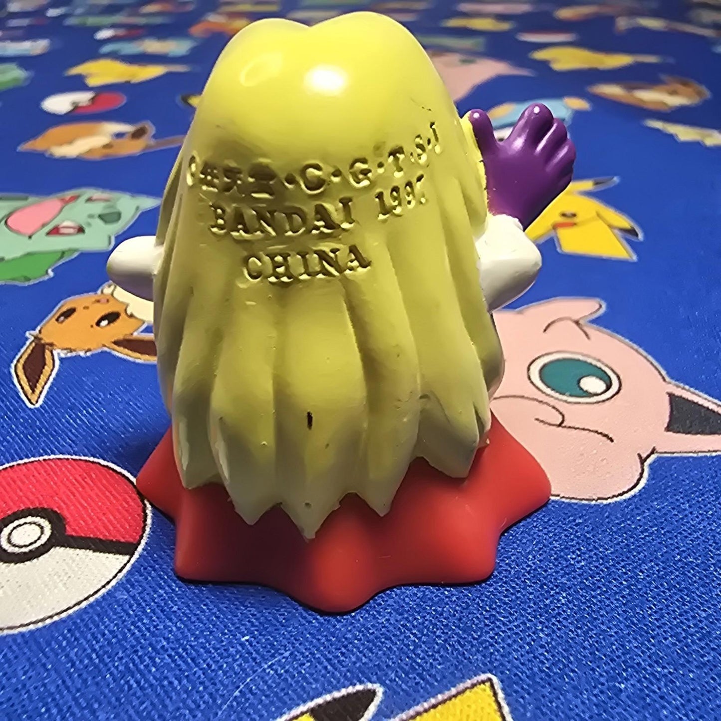 Pokemon Jynx Purple Figure Finger Puppet 1997 Nintendo Bandai Vintage Japan USA