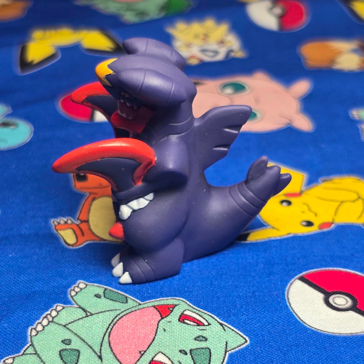 Pokemon Mega Garchomp Figure Finger Puppet 2013 Nintendo Bandai PVC Japan USA