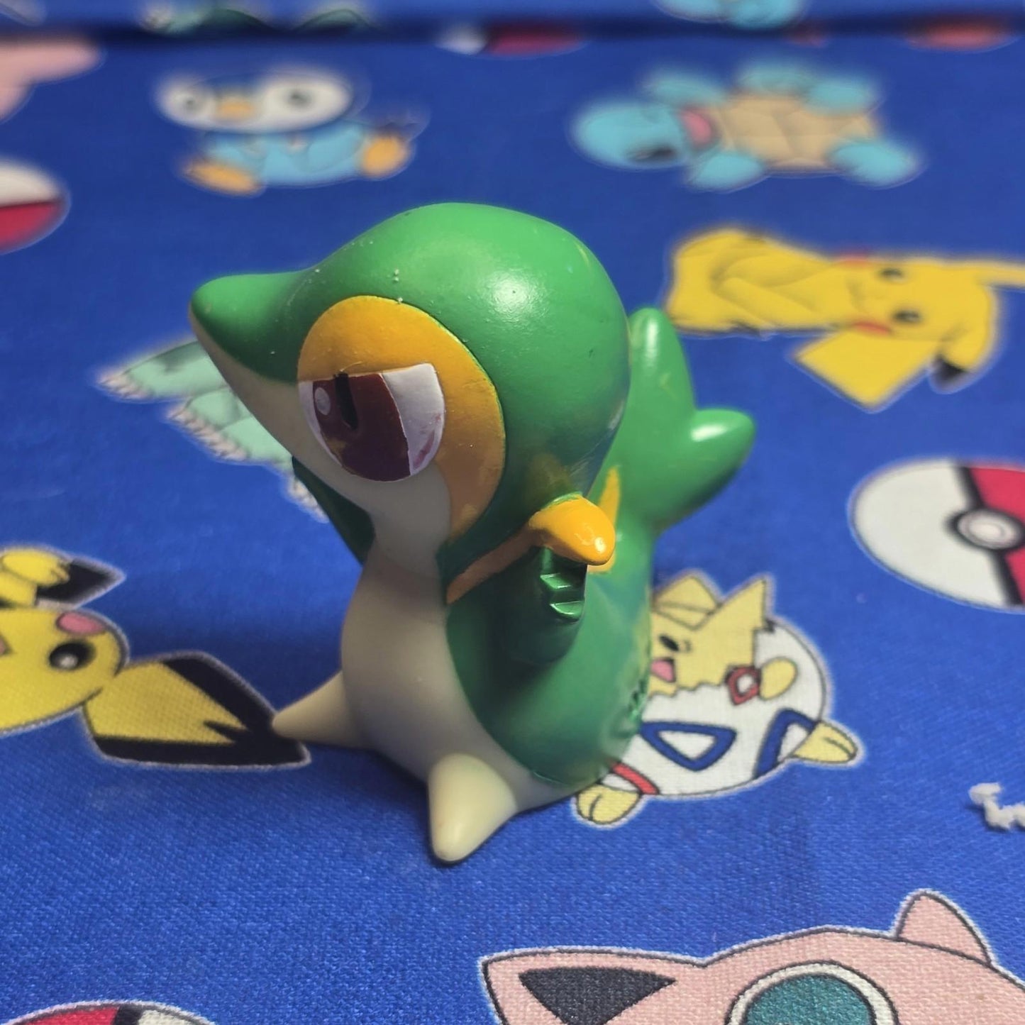 Pokemon Snivy Figure Finger Puppet 2010 Nintendo Bandai PVC Japan USA Seller