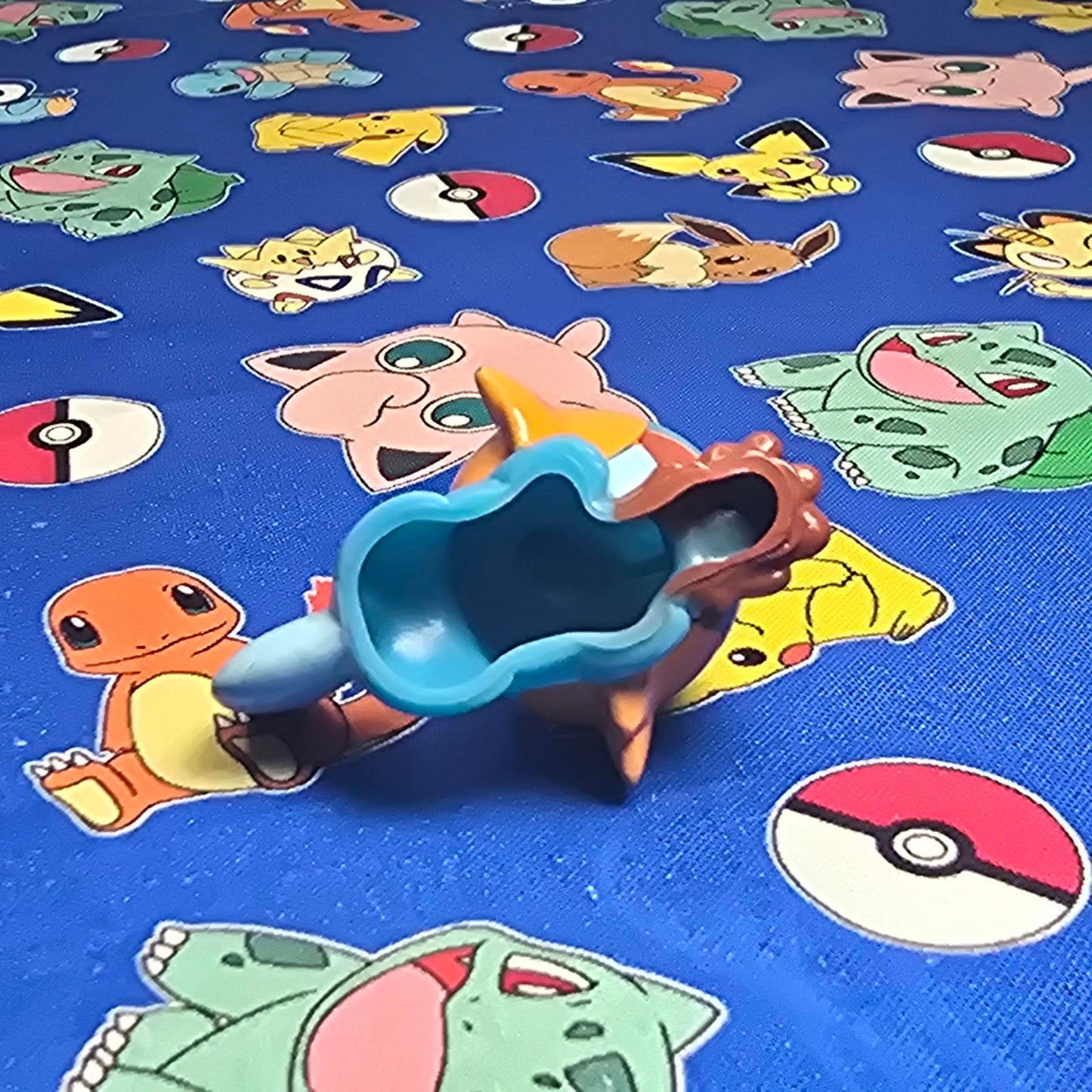 Pokemon Mudkip Figure Finger Puppet 2009 Nintendo Bandai PVC Japan USA Seller