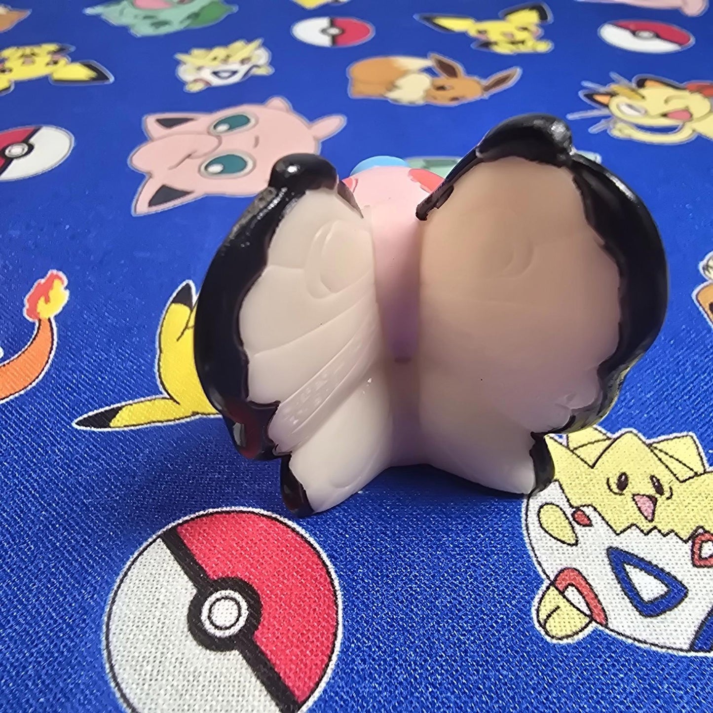 Pokemon Butterfry Pink Shiny Figure Finger Puppet 1997 Nintendo Bandai Vintage