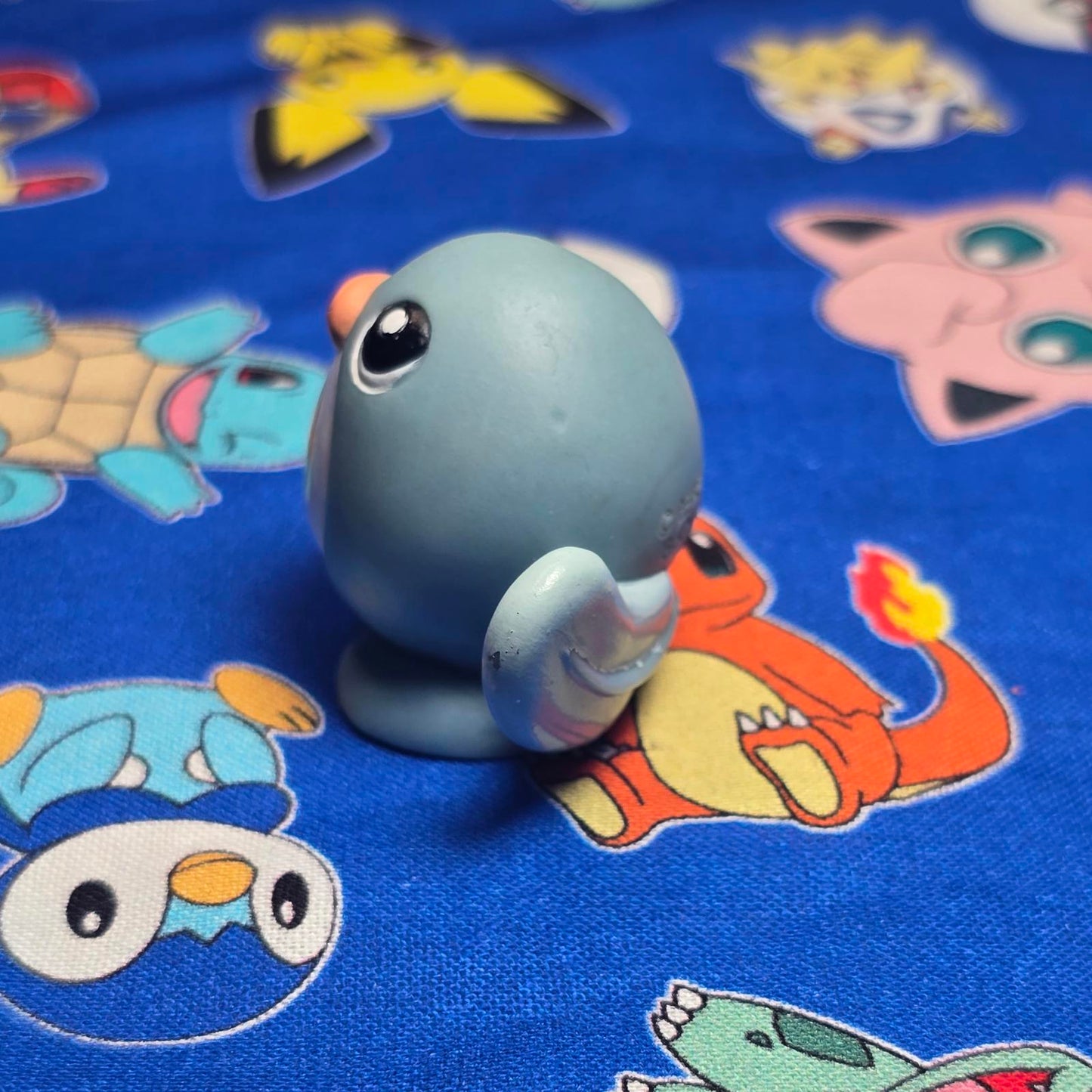 Pokemon Poliwag Figure Finger Puppet 1997 Bandai Nintendo PVC Vintage Japan USA