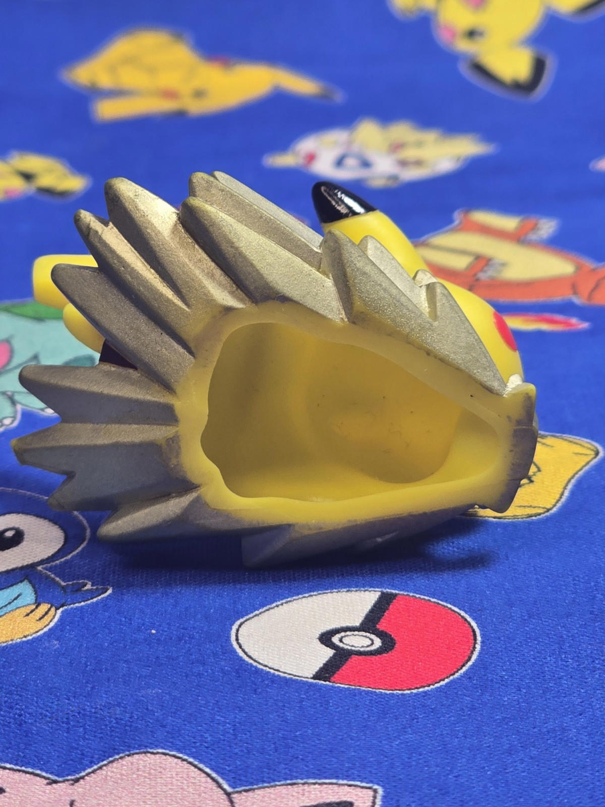 Pokemon Pikachu Figure Finger Puppet 2007 Nintendo Bandai PVC Japan USA Seller