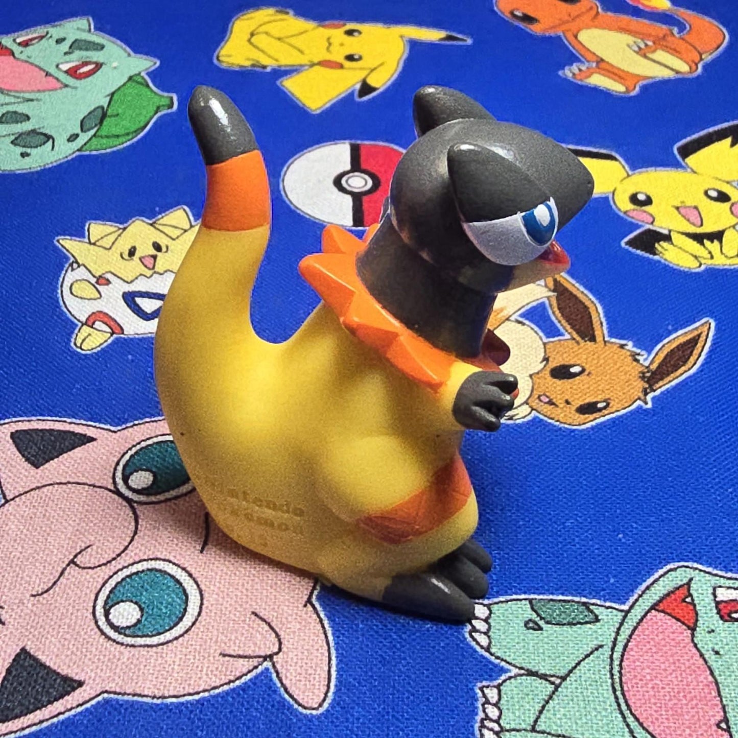 Pokemon Heliolisk Figure Finger Puppet 2013 Nintendo Bandai PVC Japan USA Seller