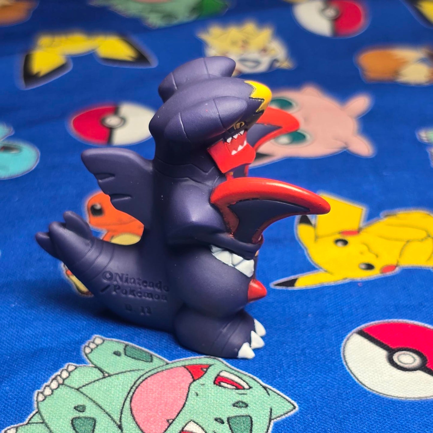 Pokemon Mega Garchomp Figure Finger Puppet 2013 Nintendo Bandai PVC Japan USA
