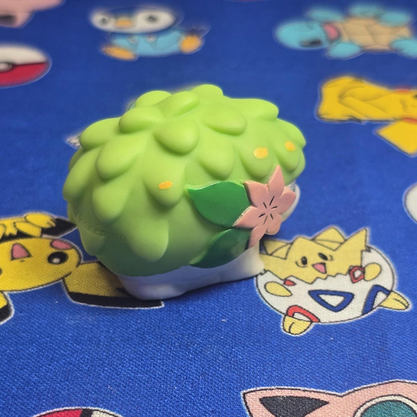 Pokemon Shaymin Figure Finger Puppet 2008 Nintendo PVC Bandai Japan USA Seller