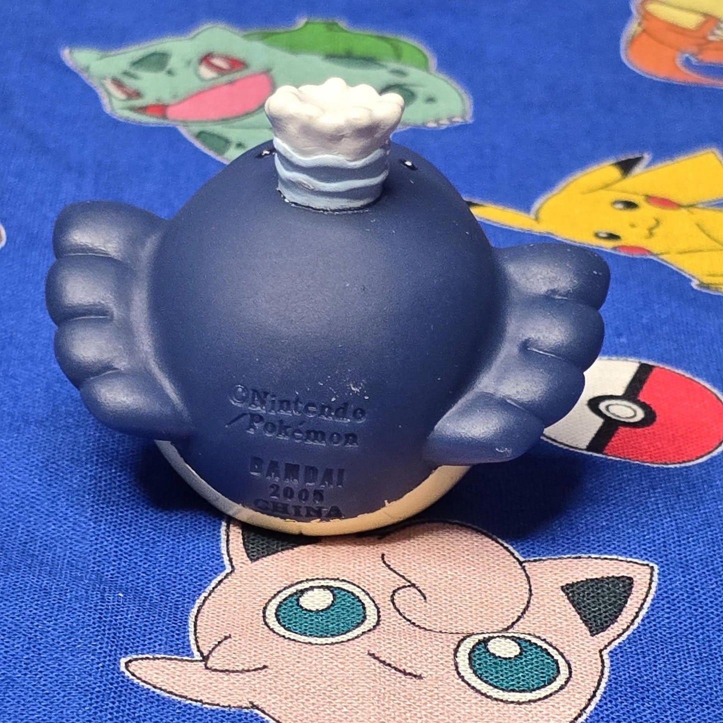 Pokemon Wailmer Figure Finger Puppet 2005 Nintendo Bandai Vintage PVC Japan USA
