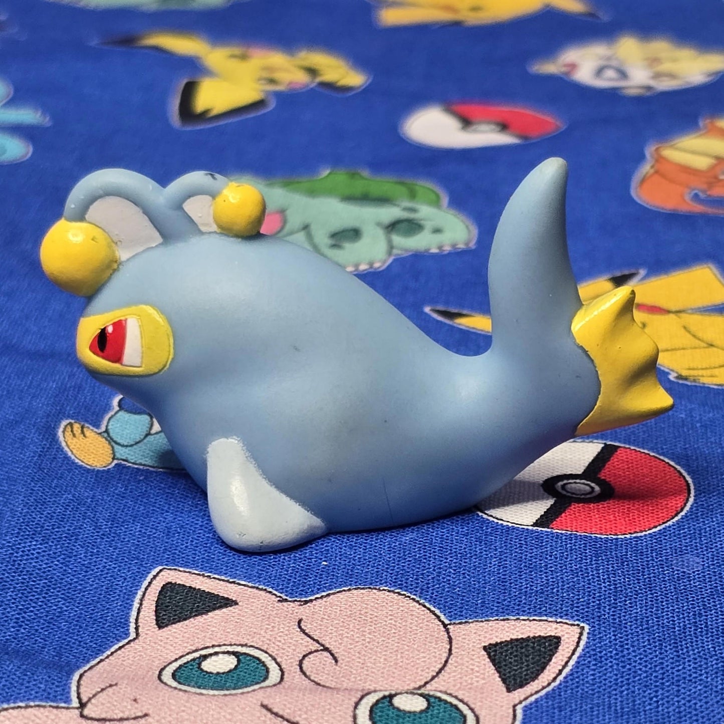 Pokemon Lanturn Figure Finger Puppet 2001 Nintendo Bandai Vintage PVC Japan USA