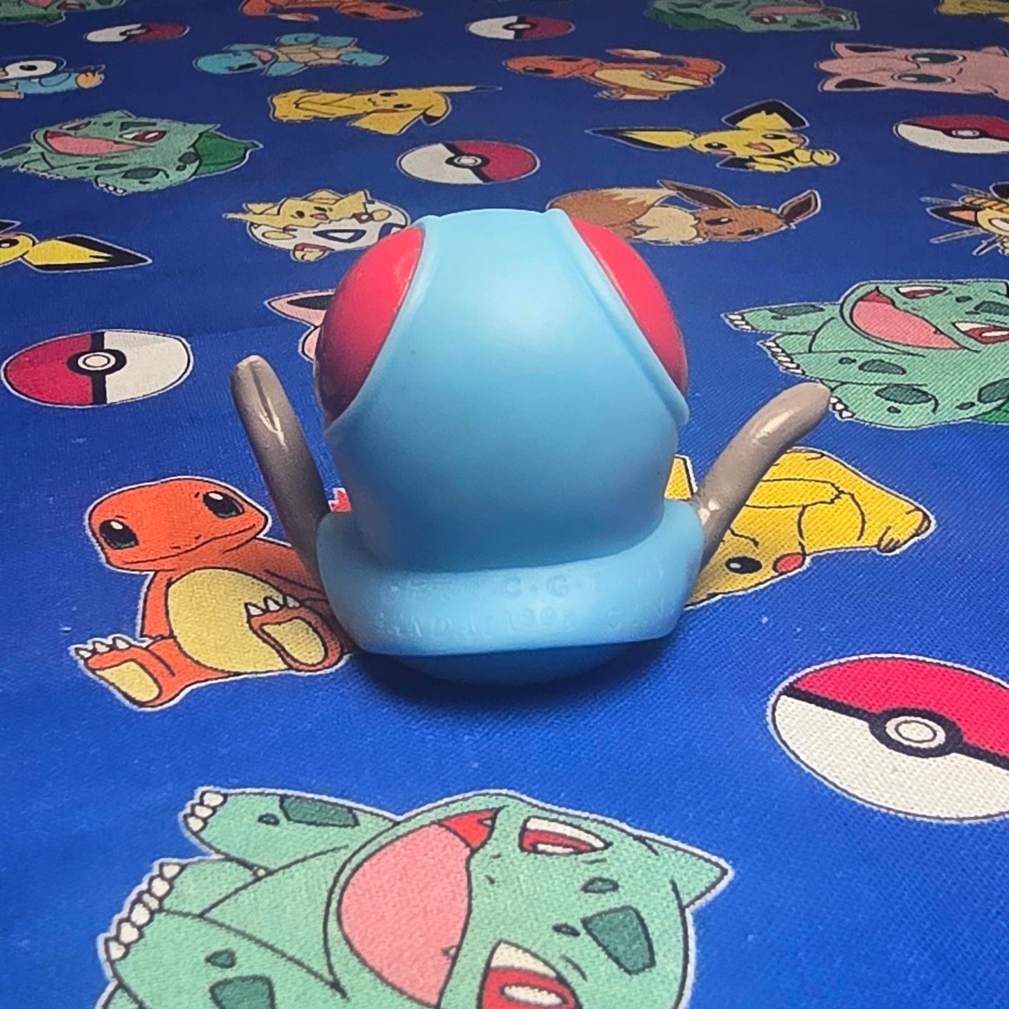 Pokemon Tentacool Figure Finger Puppet 1998 Nintendo Bandai PVC Vintage Japan US