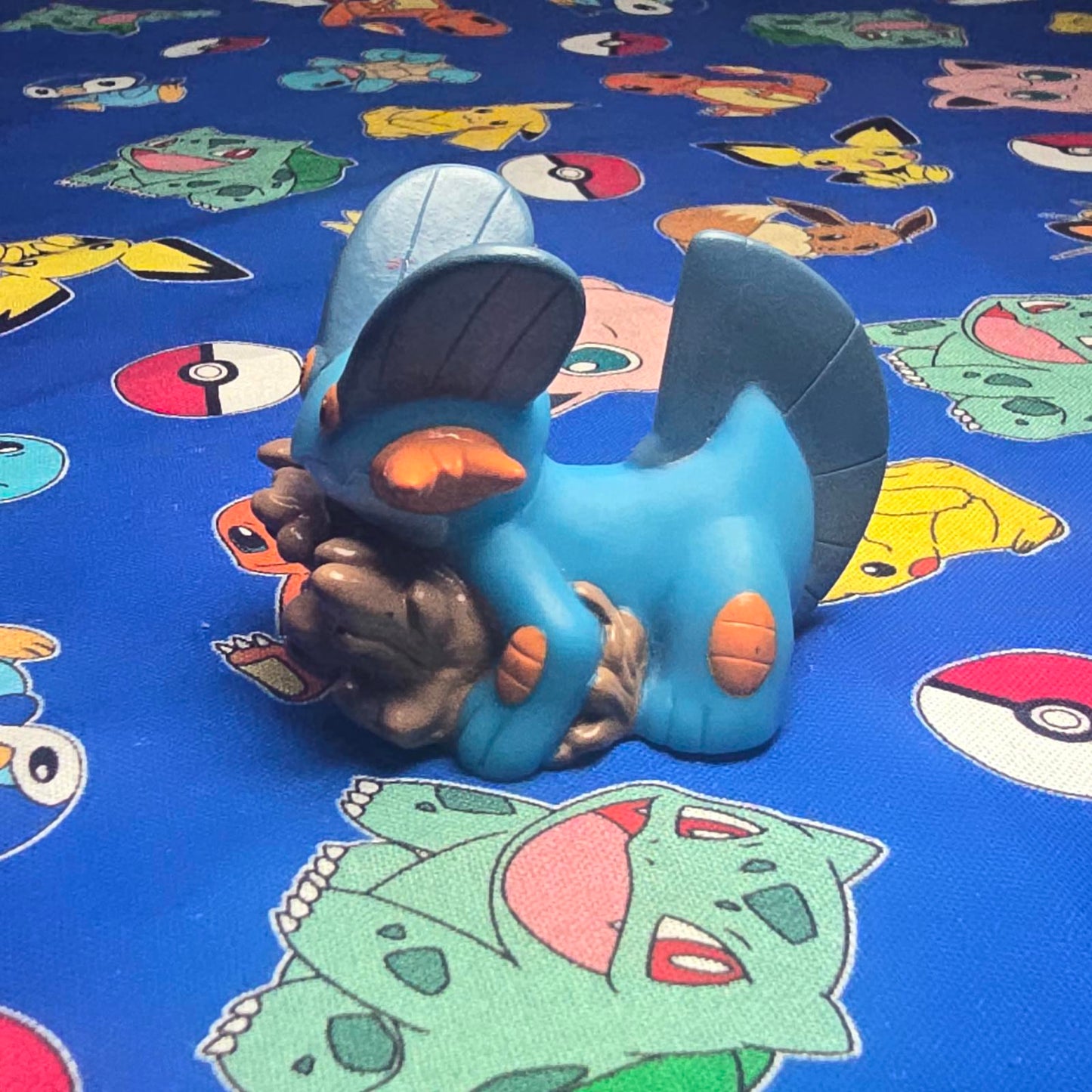 Pokemon Swampert Figure Finger Puppet 2006 Nintendo Bandai PVC Japan USA Seller