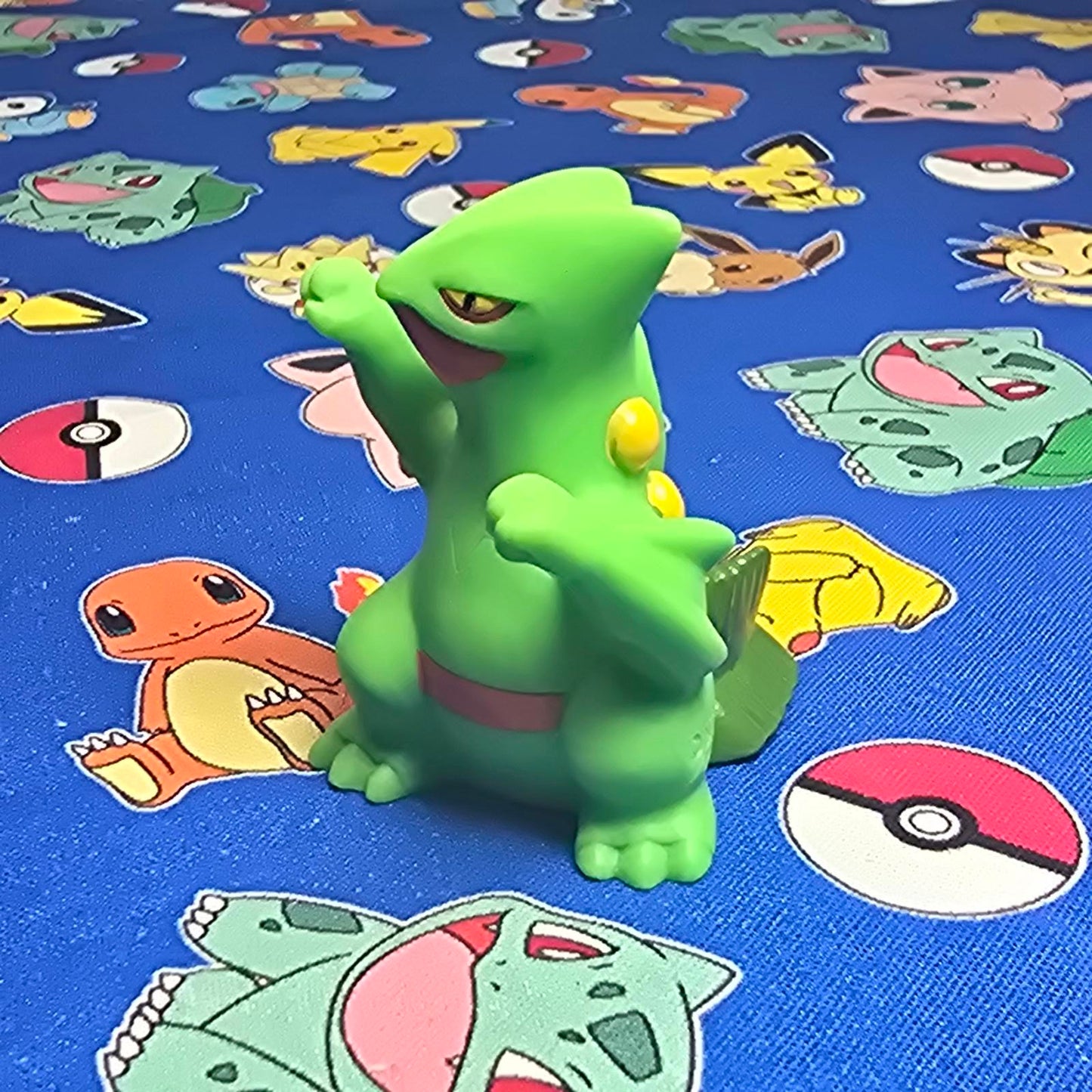 Pokemon Sceptile Figure Finger Puppet 2009 Nintendo Bandai PVC Japan USA Seller