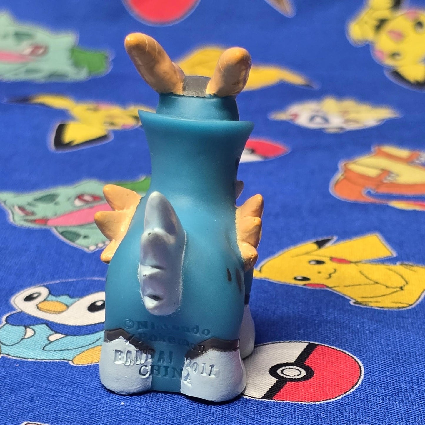 Pokemon Cobalion Figure Finger Puppet 2011 Nintendo Bandai PVC Japan USA Seller