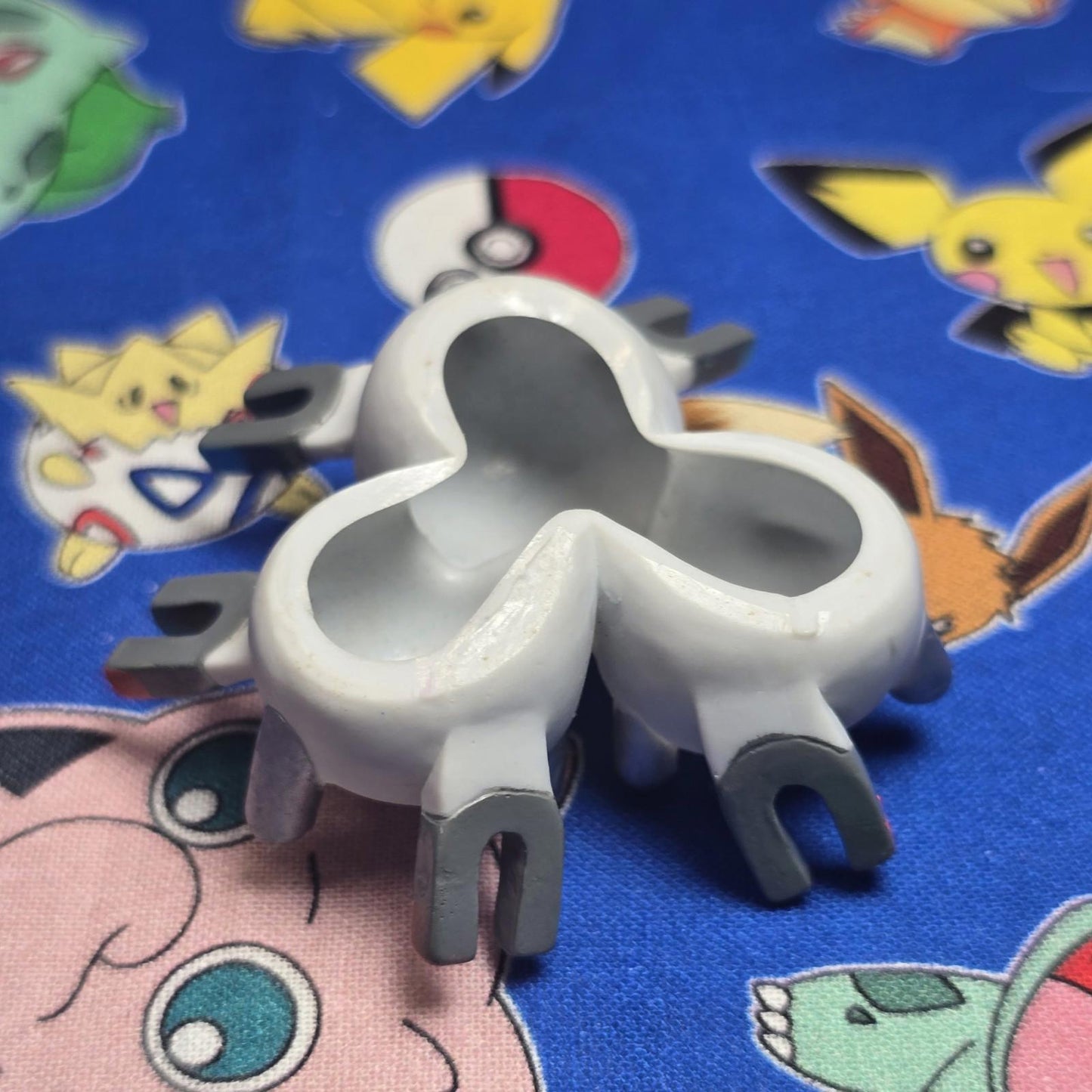 Pokemon Magneton Gray Figure Finger Puppet 1998 Nintendo Bandai Vintage Japan US
