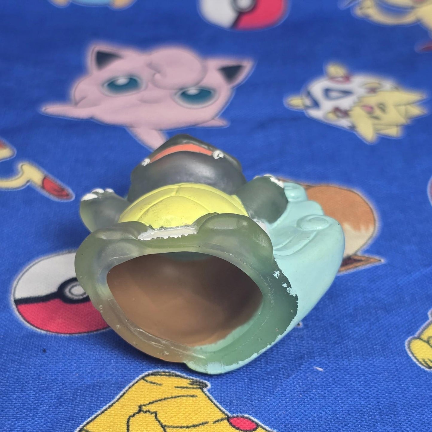 Pokemon Wartortle Clear Figure Finger Puppet 1996 Nintendo Bandai PVC Japan USA