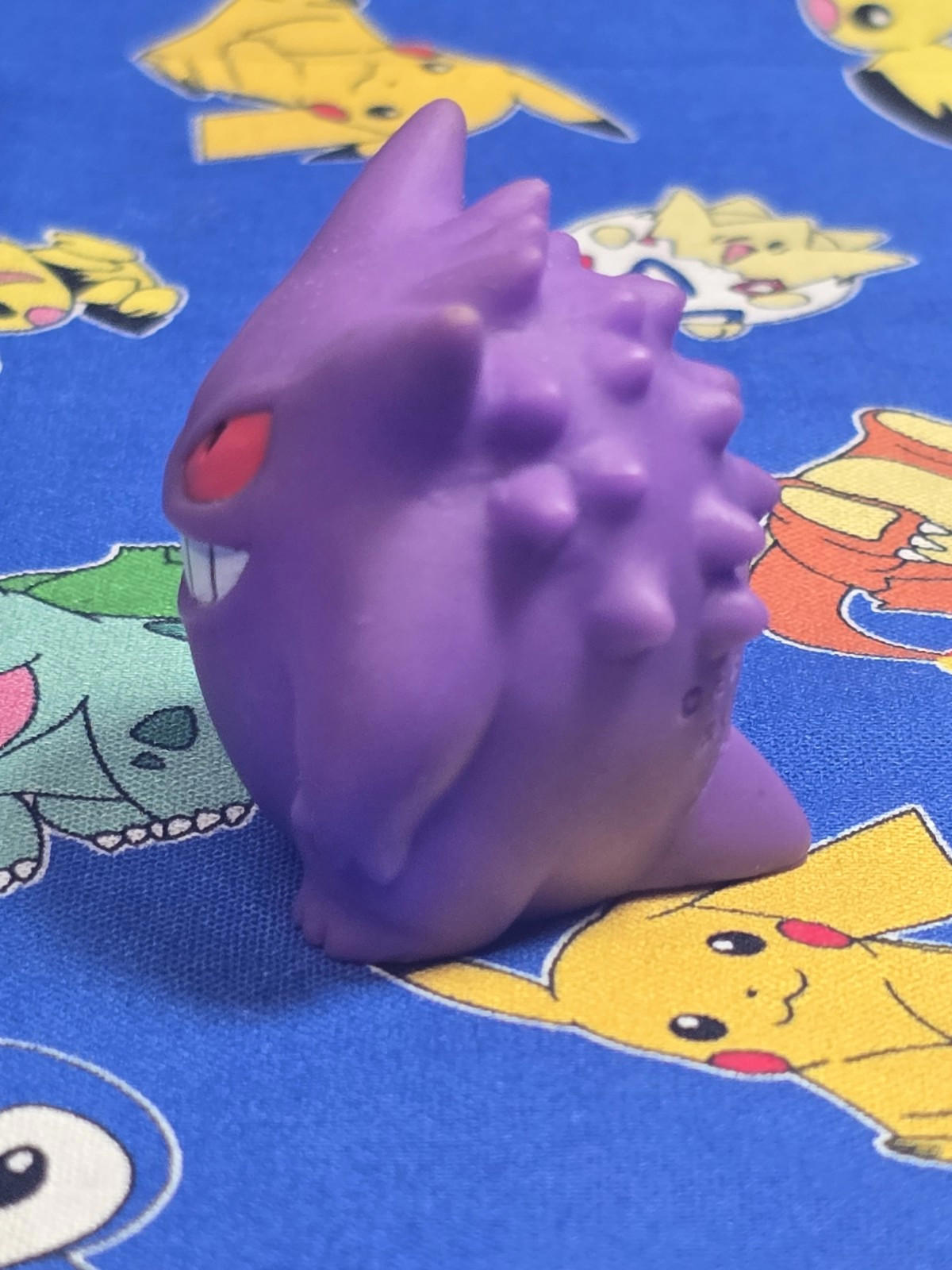 Pokemon Gengar Figure Finger Puppet 1997 Bandai Nintendo PVC Vintage Japan USA