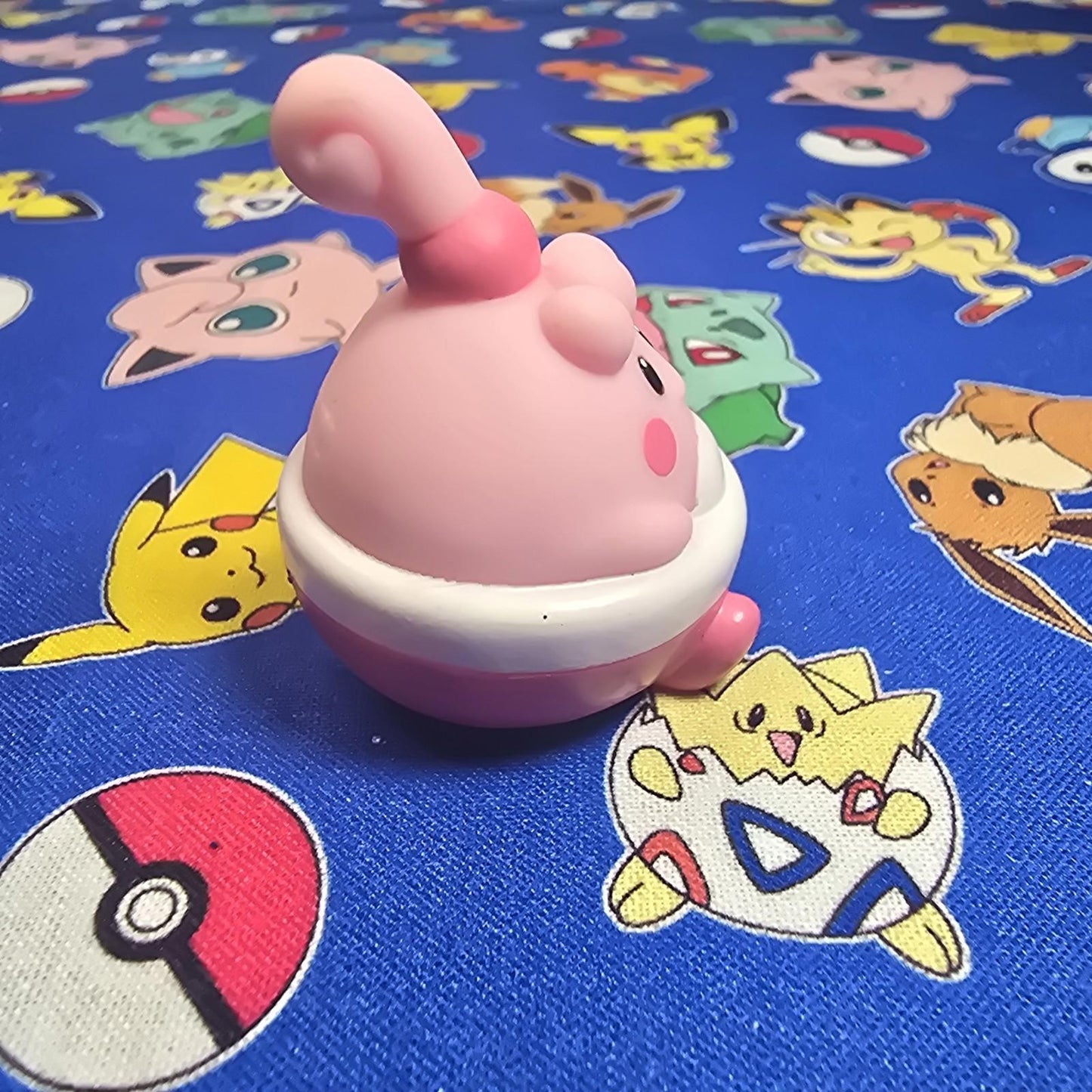 Pokemon Happiny Figure Finger Puppet 2006 Nintendo Bandai PVC Vintage Japan USA