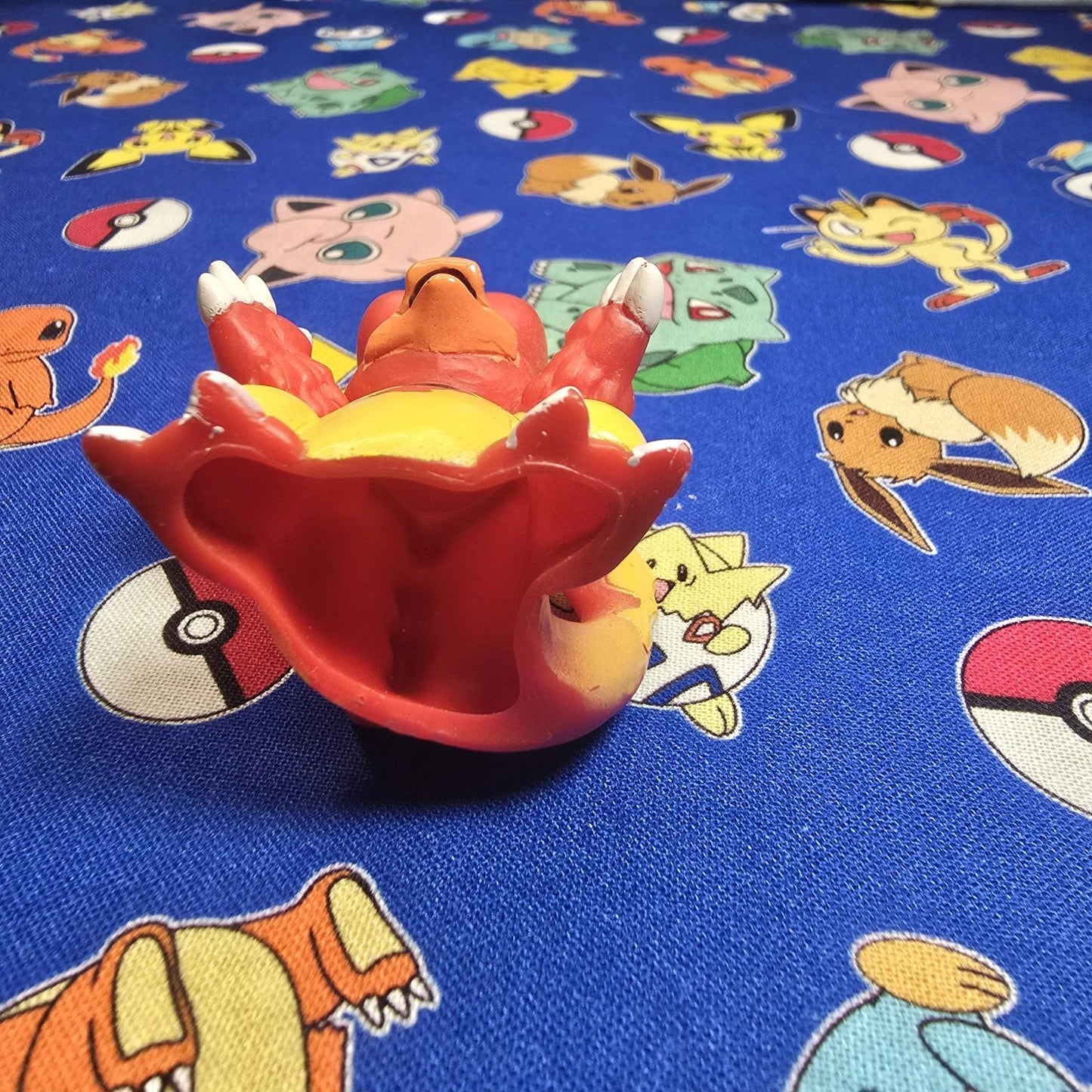 Pokemon Magmar Figure Finger Puppet 1997 Nintendo Bandai Vintage Japan US Seller