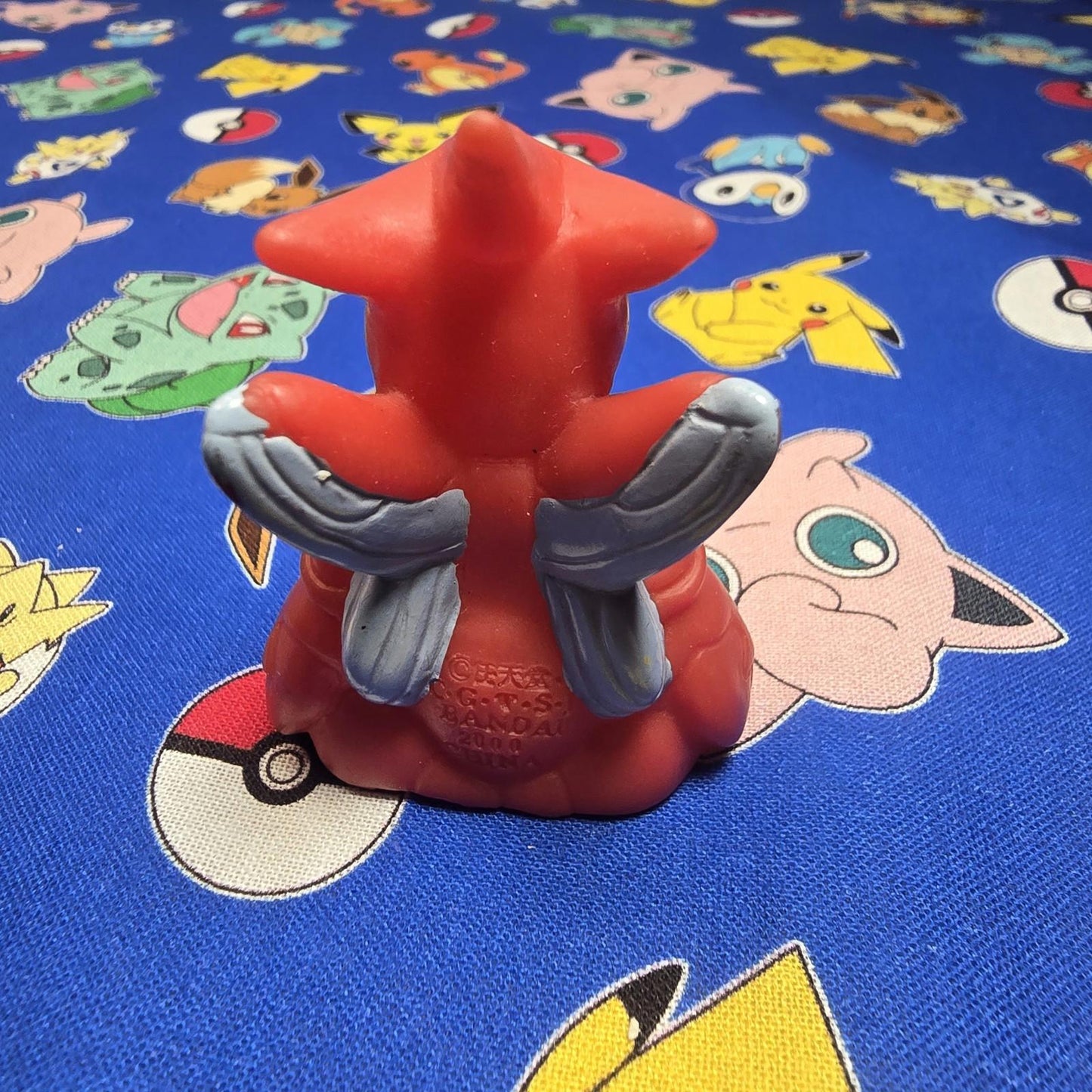 Pokemon Scizor Figure Finger Puppet 2000 Nintendo Bandai PVC Vintage Japan US