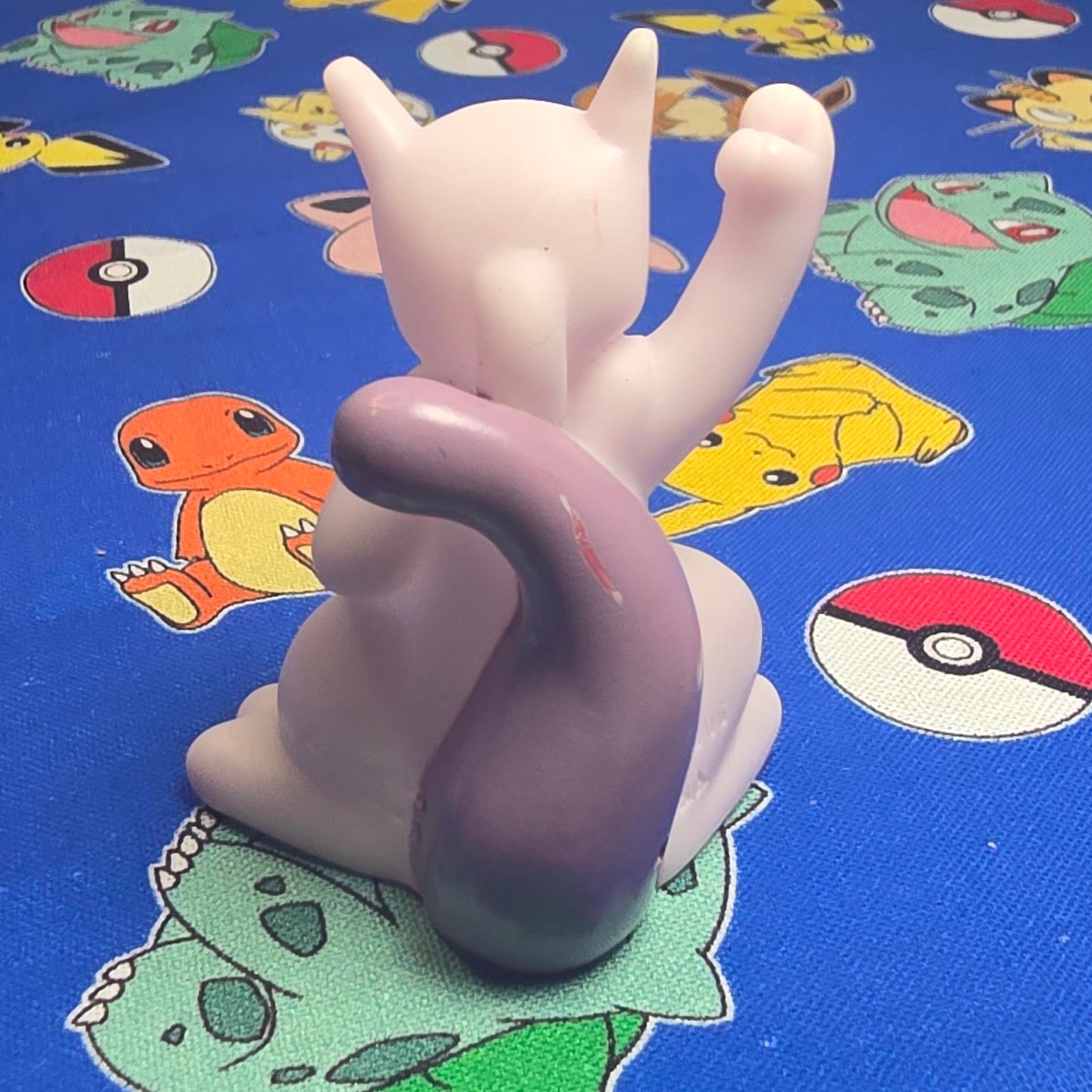 Pokemon Mewtwo Figure Finger Puppet 2006 Nintendo Bandai Japan PVC US