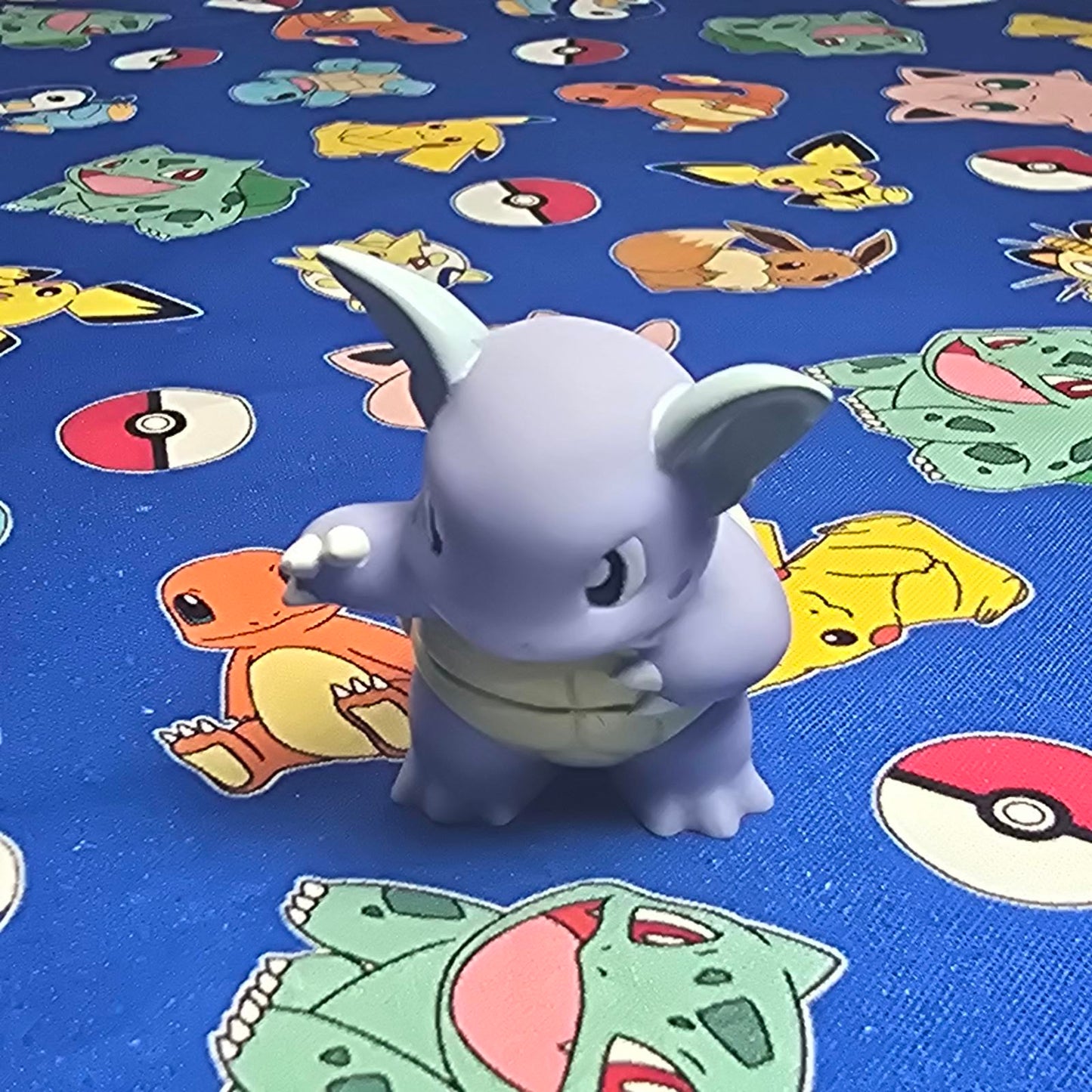 Pokemon Wartortle Figure Finger Puppet 2004 Nintendo Bandai PVC Vintage Japan US