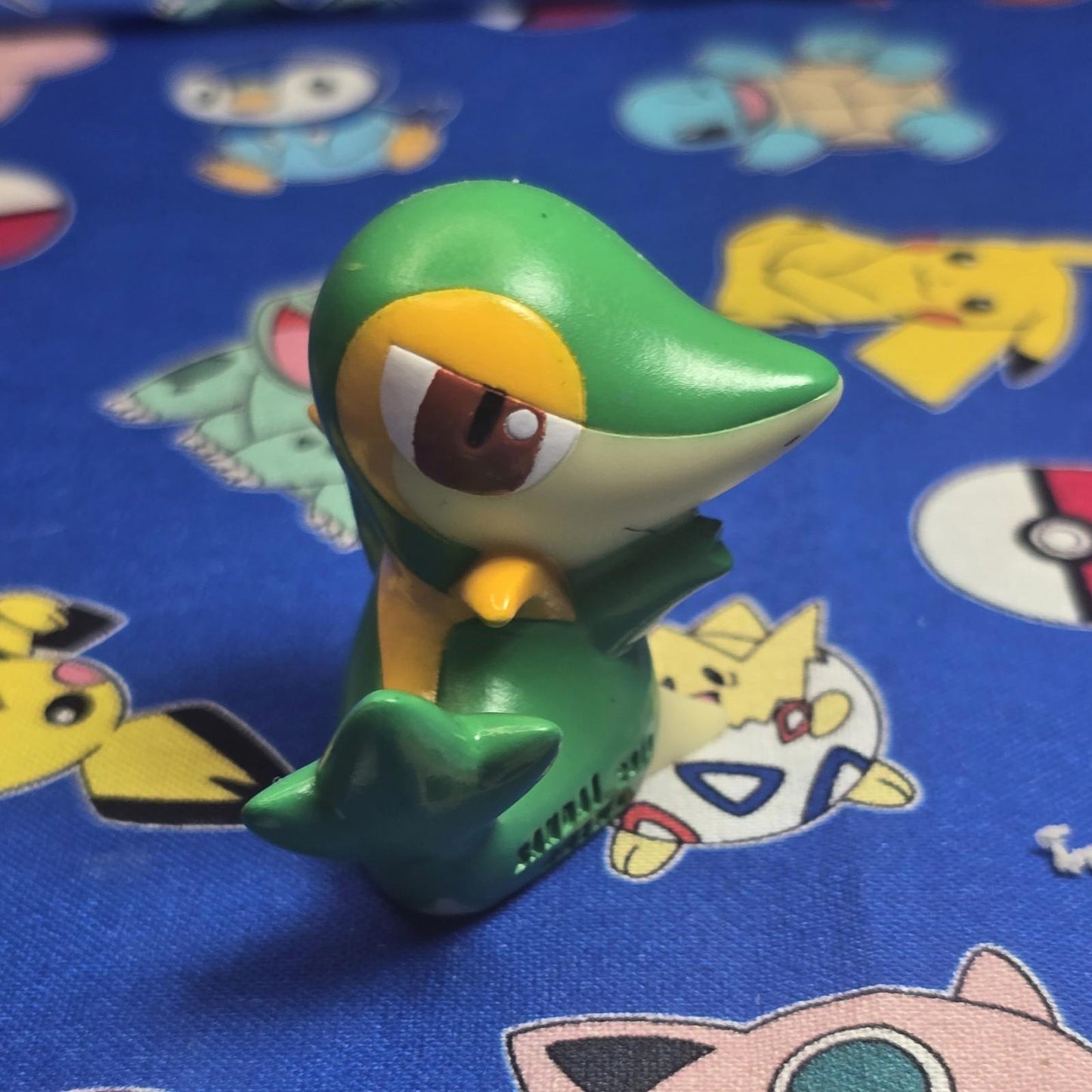 Pokemon Snivy Figure Finger Puppet 2010 Nintendo Bandai PVC Japan USA Seller