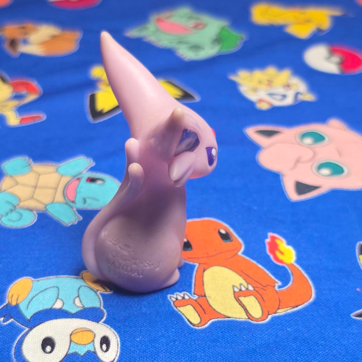 Pokemon Espeon Figure Finger Puppet 2000 Nintendo Bandai PVC Vintage Japan USA