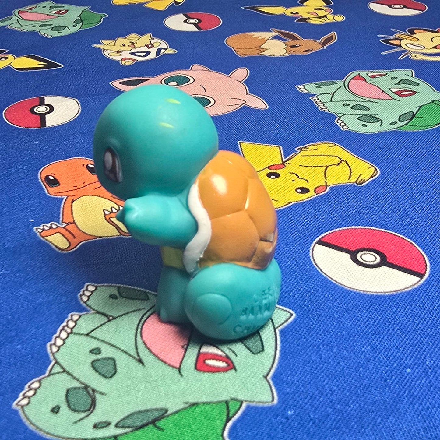 Pokemon Squirtle Figure Finger Puppet 1996 Nintendo Bandai PVC Vintage Japan US