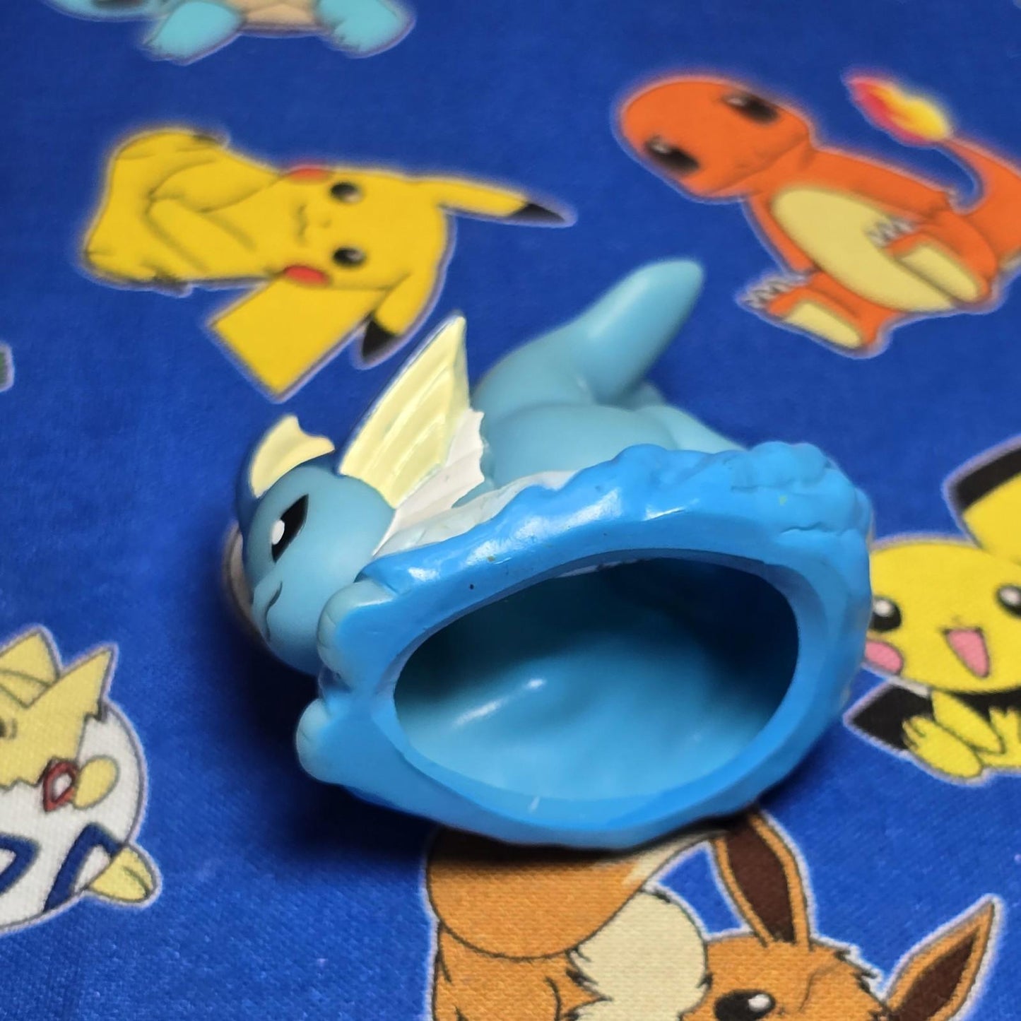 Pokemon Vaporeon Figure Finger Puppet 2013 Nintendo Bandai PVC Japan USA Seller
