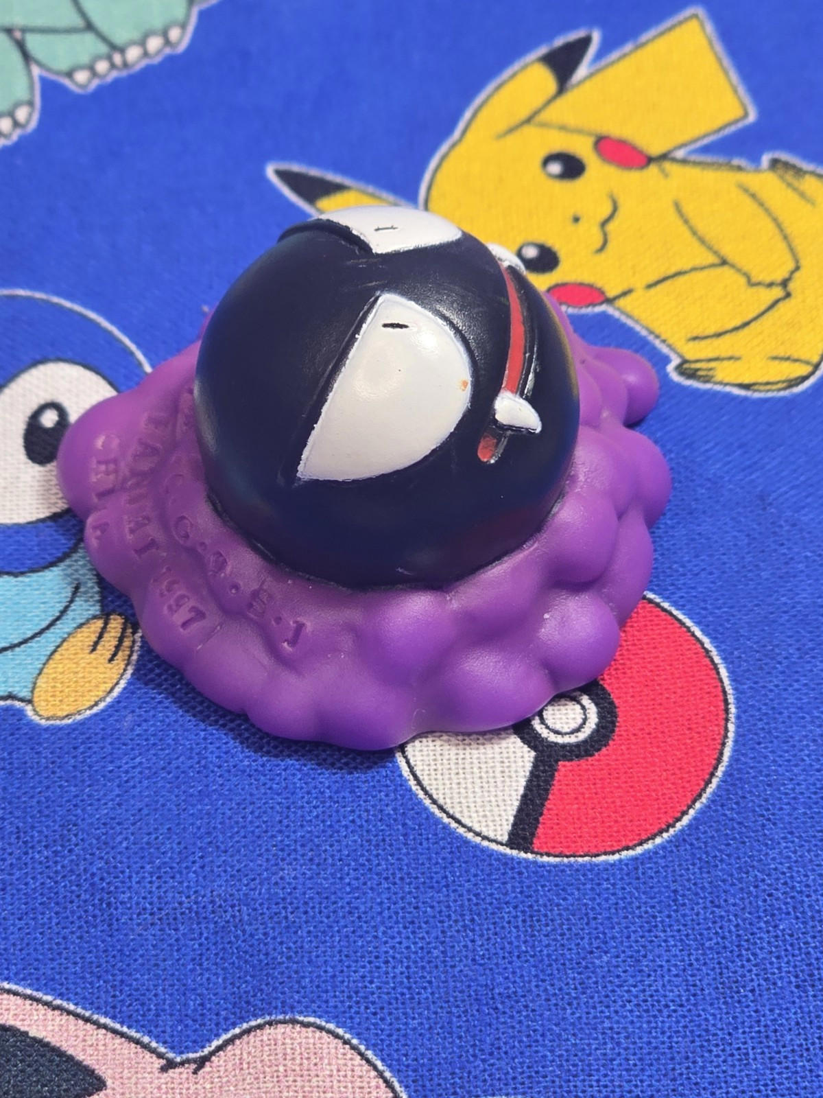 Pokemon Gastly Figure Finger Puppet 1997 Nintendo Bandai Japan Vintage US Seller
