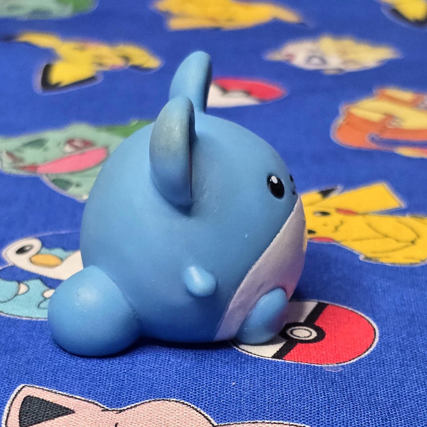 Pokemon Marill Figure Finger Puppet 1999 Nintendo Bandai PVC Vintage Japan USA