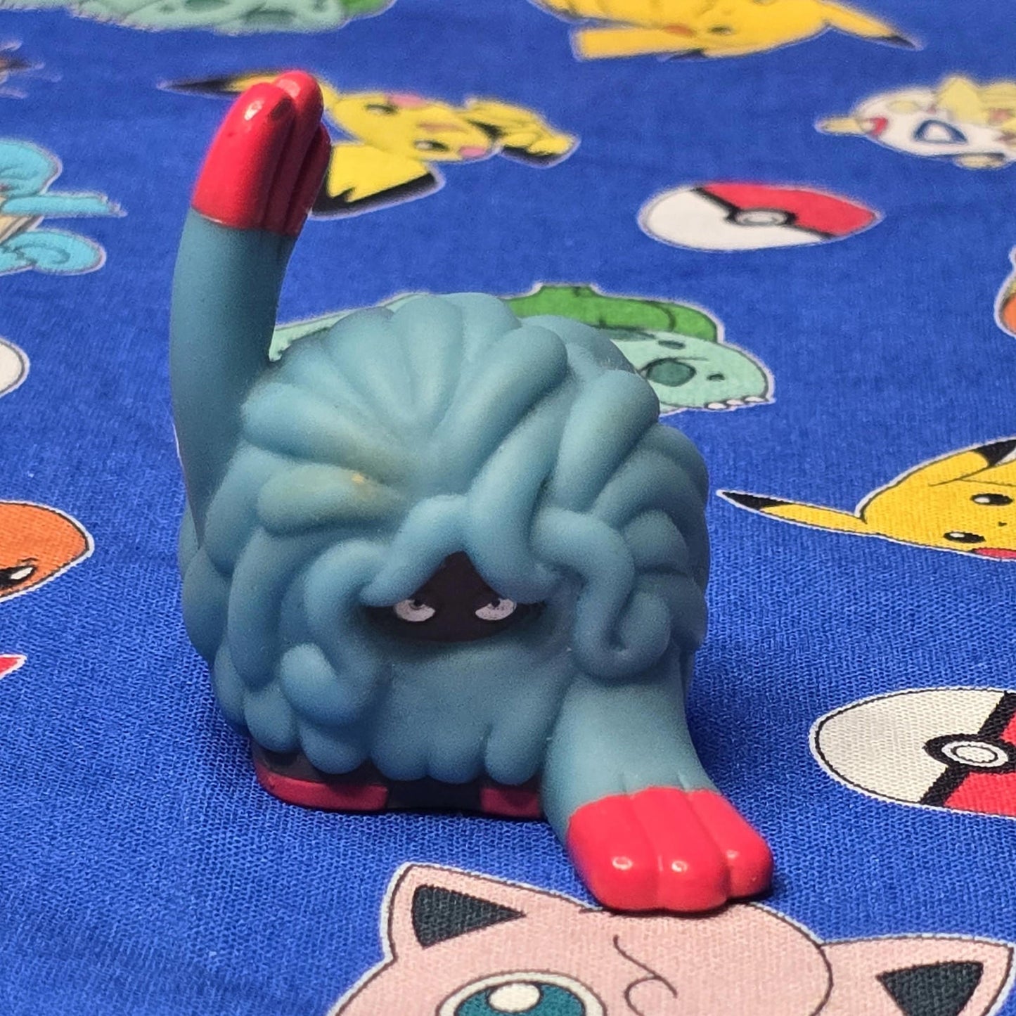 Pokemon Tangrowth Figure Finger Puppet 2009 Nintendo Bandai PVC Vintage Japan US