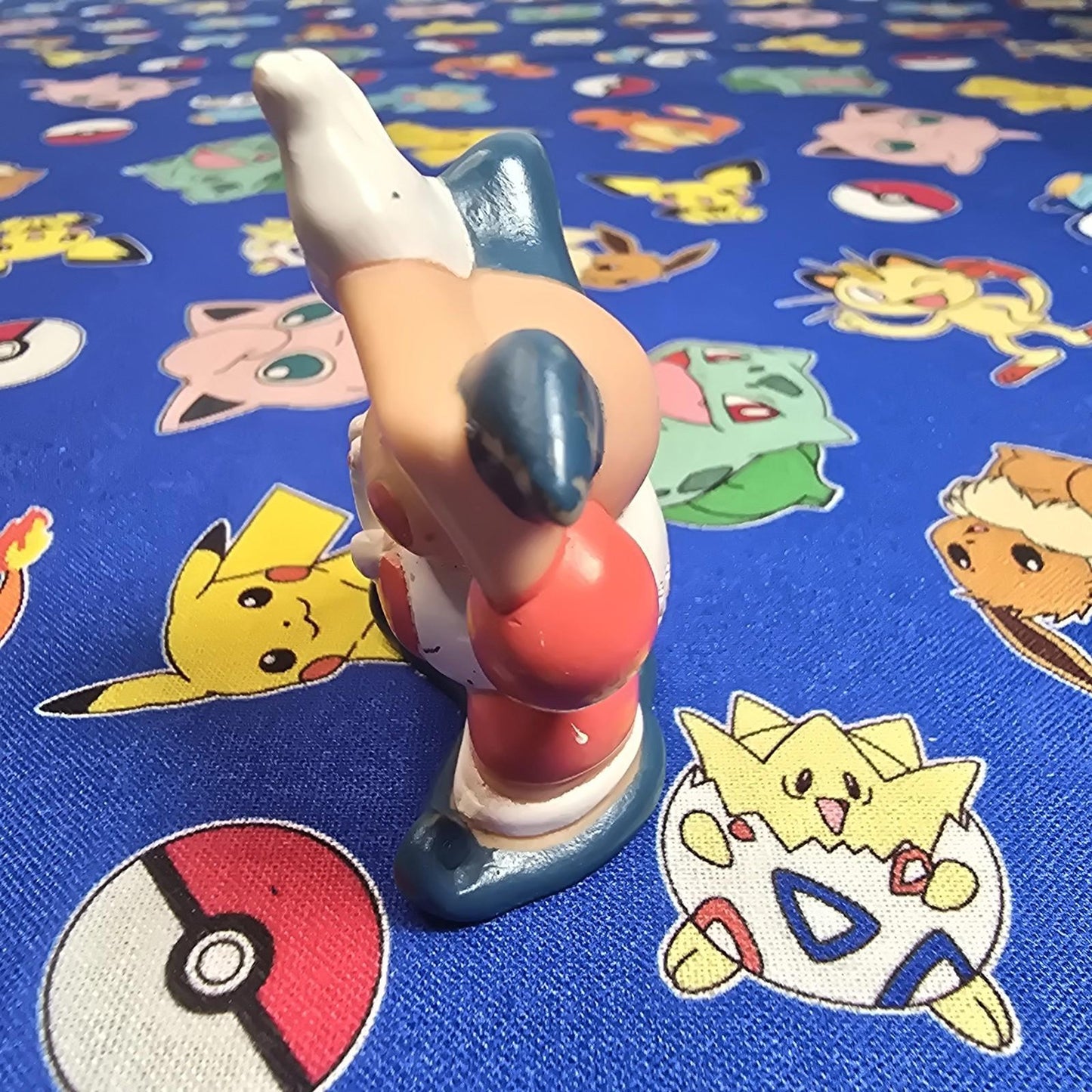 Pokemon Mr Mime Dark Figure Finger Puppet 1998 Nintendo Bandai Vintage Japan USA
