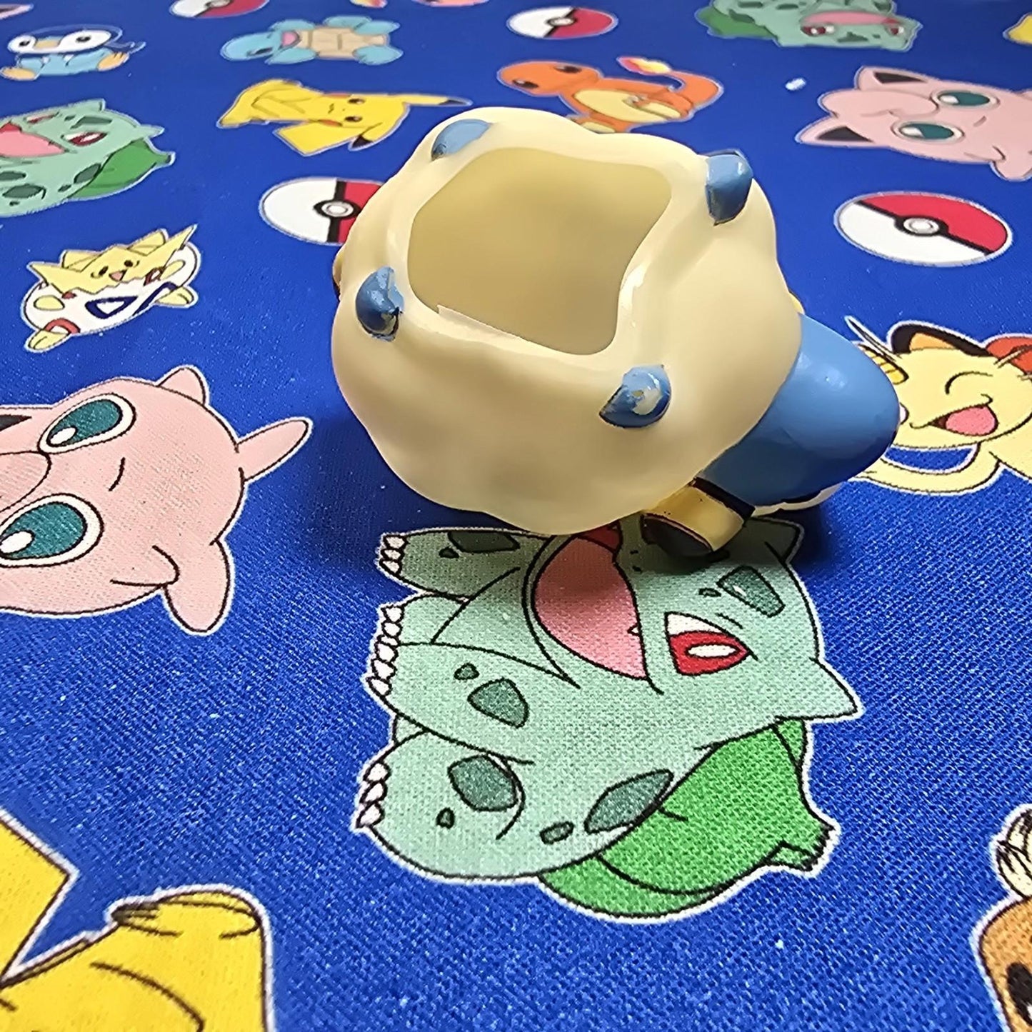 Pokemon Mareep Figure Finger Puppet 2000 Nintendo Bandai PVC Vintage Japan USA