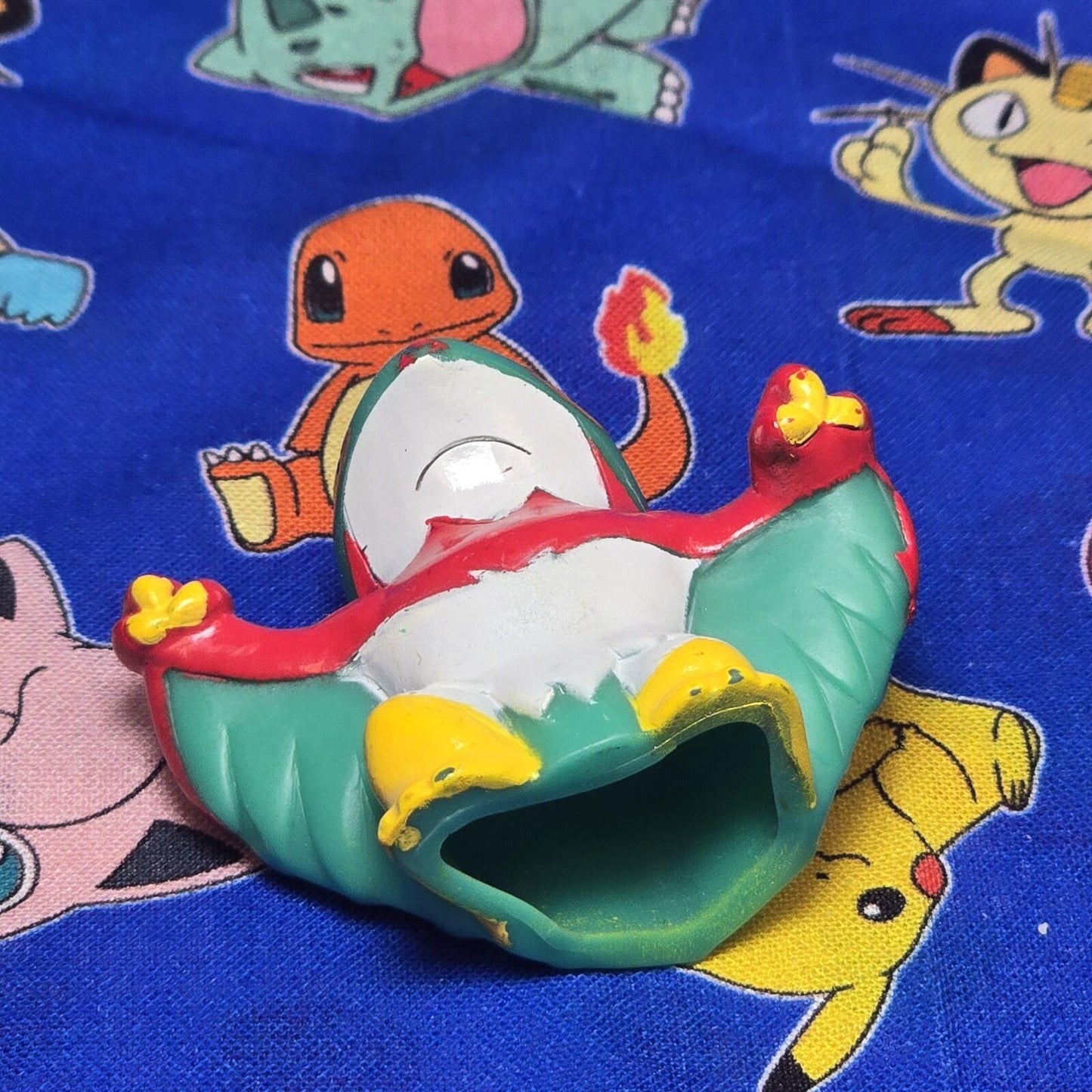Pokemon Hawlucha Figure Finger Puppet 2014 Nintendo Bandai PVC Japan USA Seller