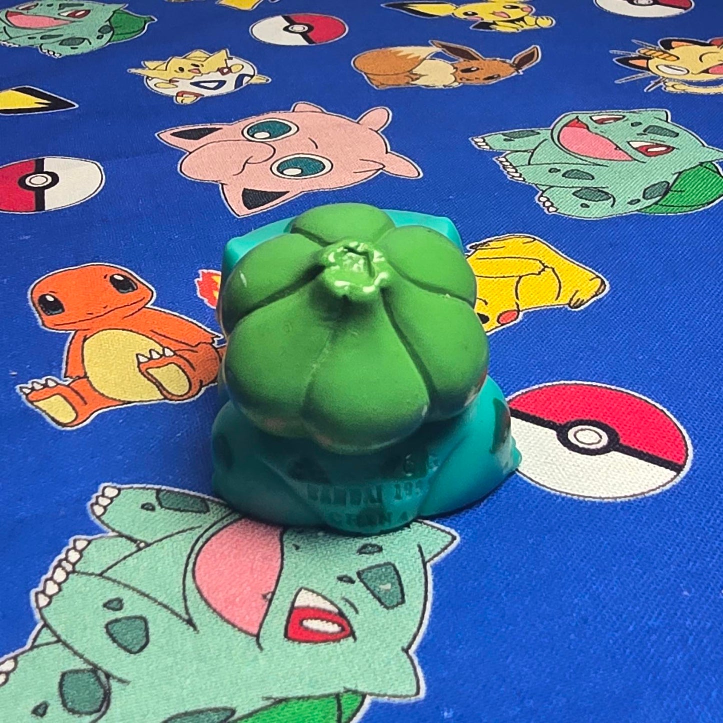 Pokemon Bulbasaur Figure Finger Puppet 1996 Nintendo Bandai PVC Vintage Japan US