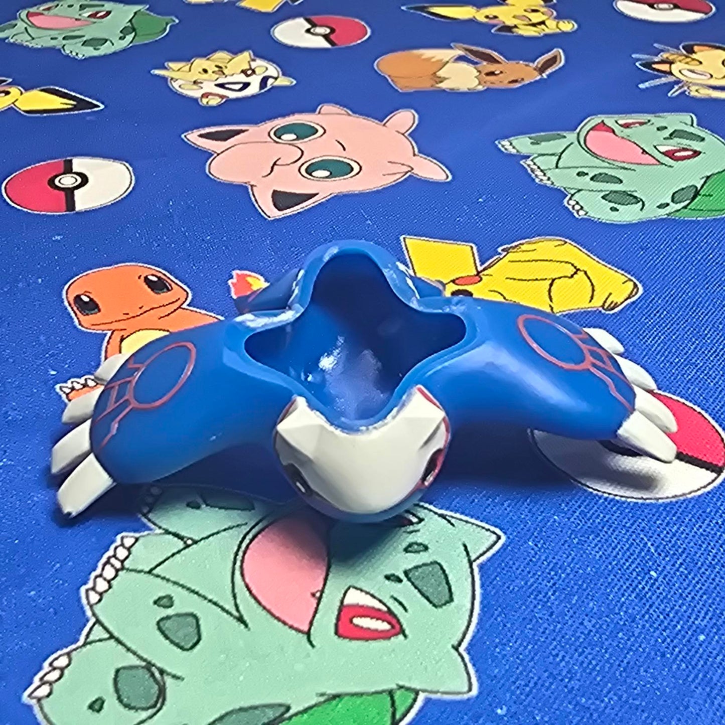 Pokemon Kyogre Figure Finger Puppet 2004 Nintendo Bandai PVC Vintage Japan USA