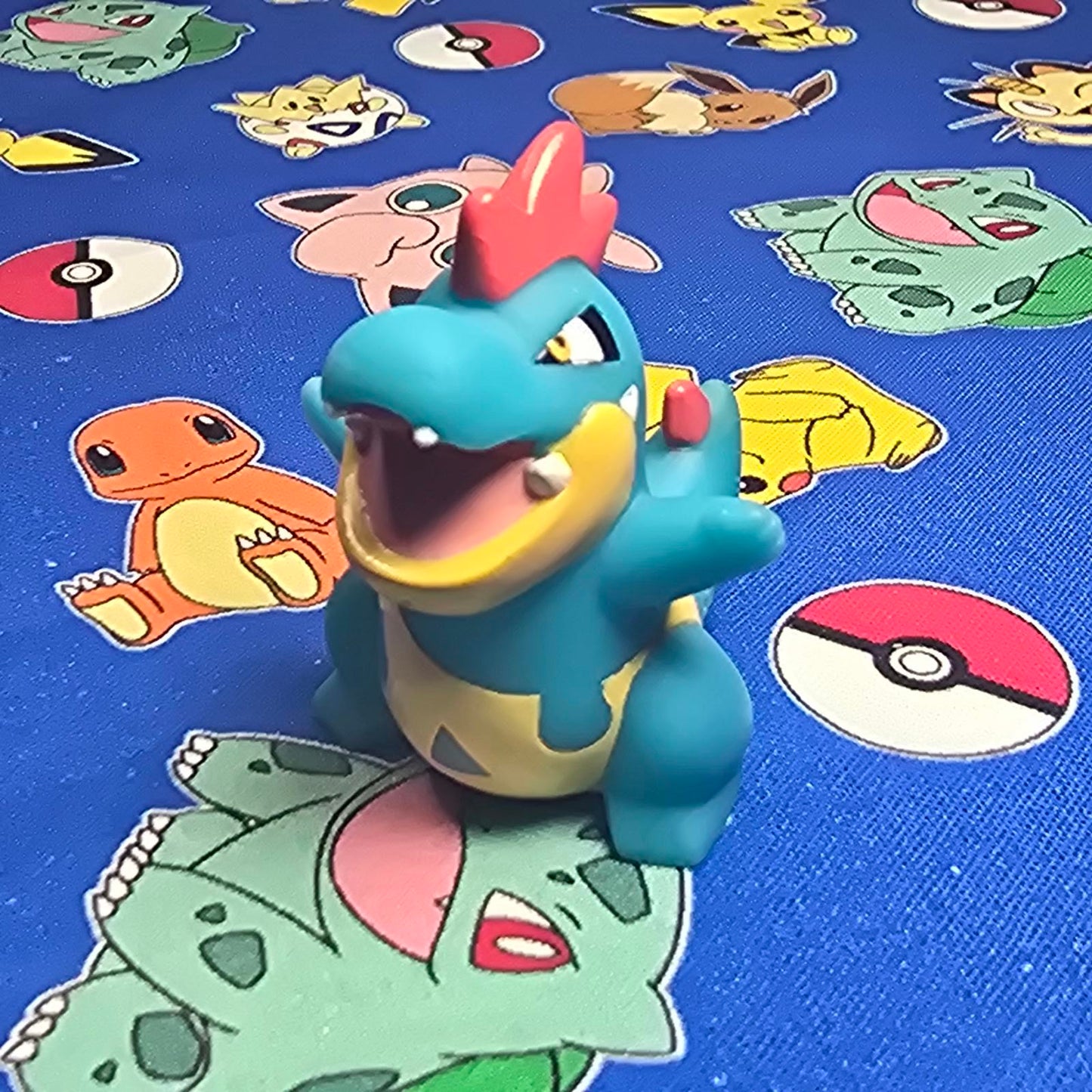 Pokemon Crocnaw Figure Finger Puppets 2008 Nintendo Bandai PVC Japan USA Seller