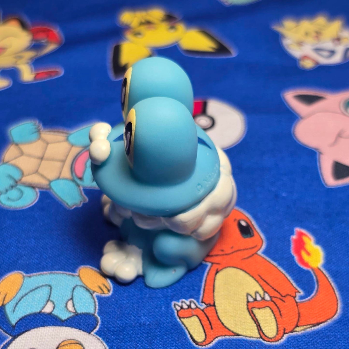Pokemon Froakie Figure Finger Puppet 2013 Nintendo Bandai PVC Japan US Seller