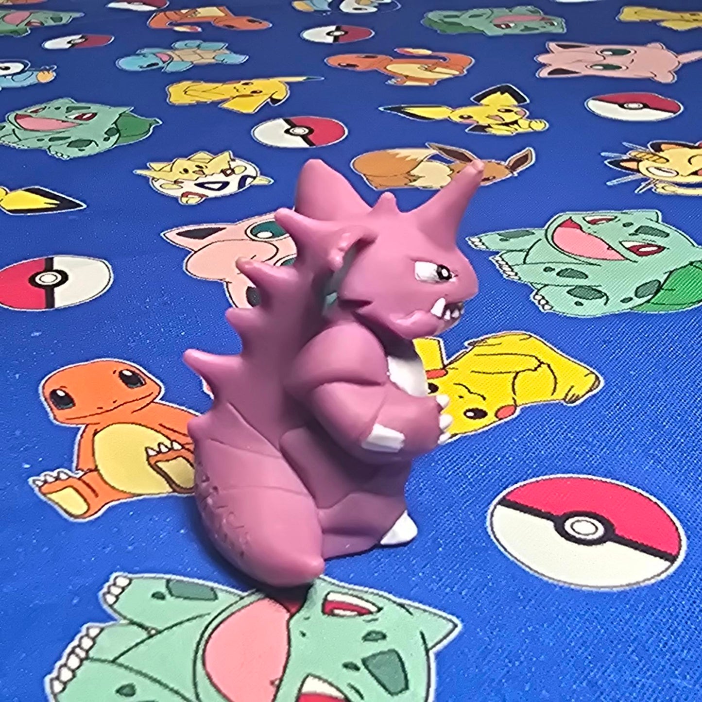 Pokemon Nidoking Figure Finger Puppet 1996 Nintendo Bandai PVC Japan Vintage USA