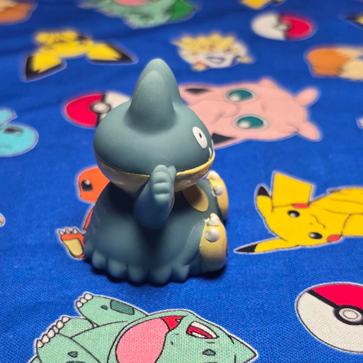 Pokemon Munchlax Figure Finger Puppet 2004 Nintendo Bandai PVC Vintage Japan USA