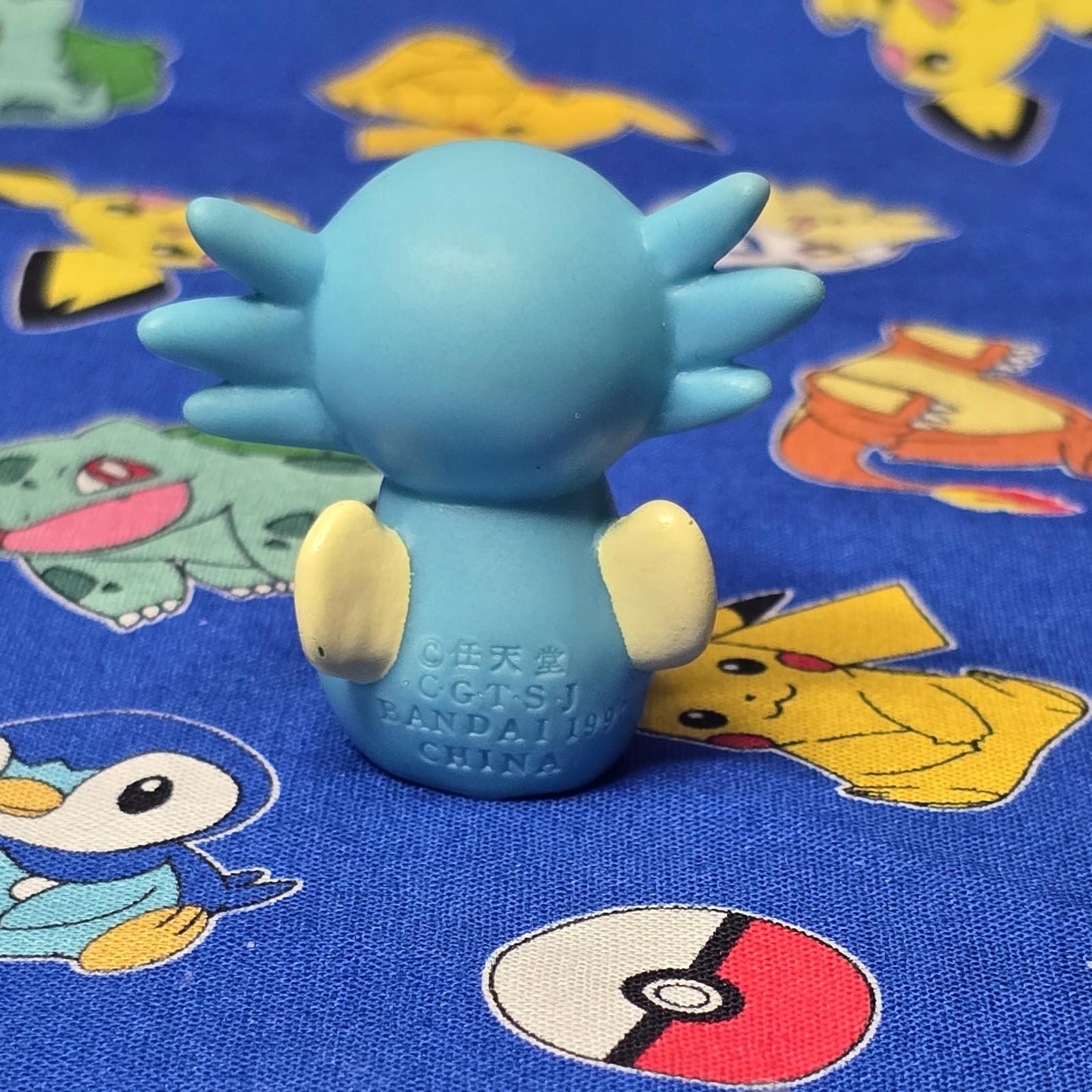 Pokemon Horsea Figure Finger Puppet 1997 Bandai Nintendo PVC Vintage Japan USA