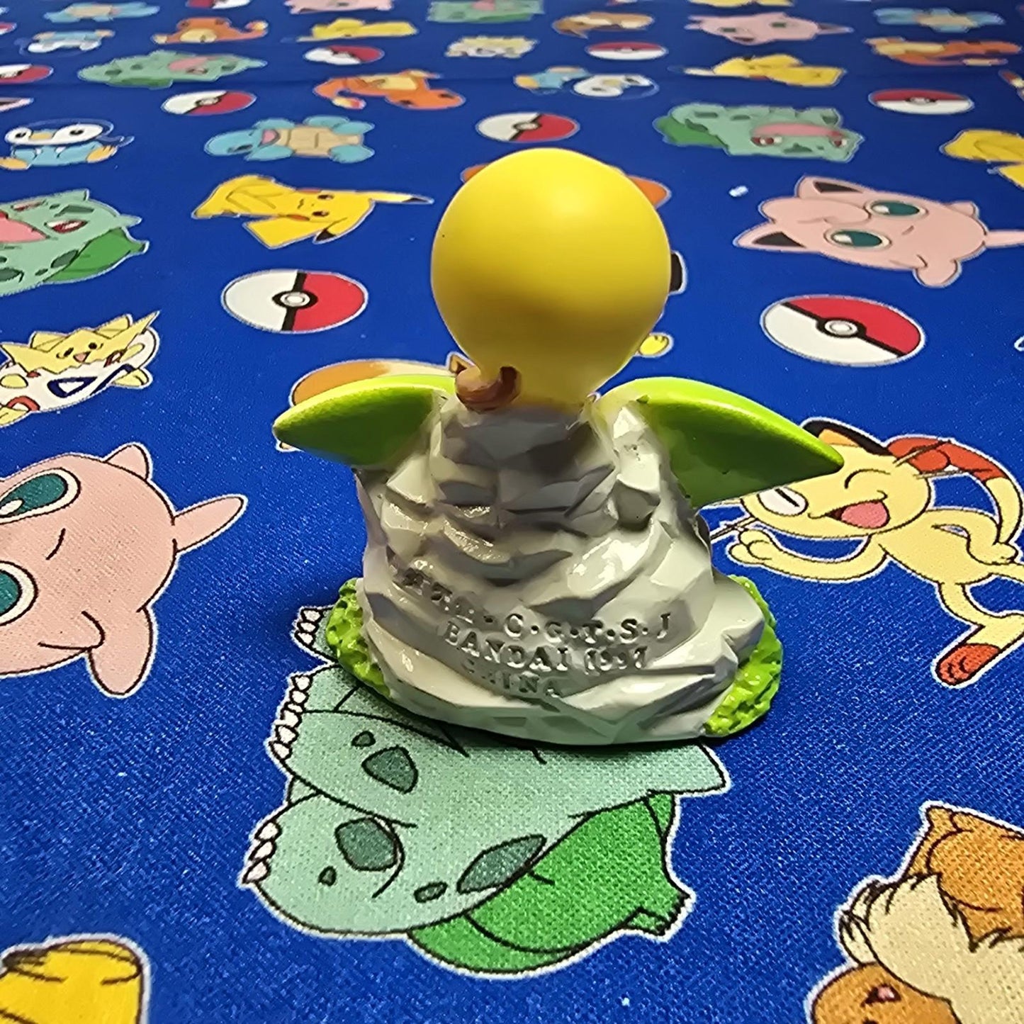 Pokemon Bellsprout Red Figure Finger Puppet 1997 Bandai Nintendo PVC Vintage USA