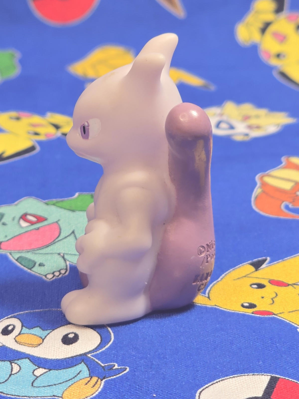Pokemon Mewtwo Figure Finger Puppet 2013 Nintendo Bandai PVC Japan USA Seller